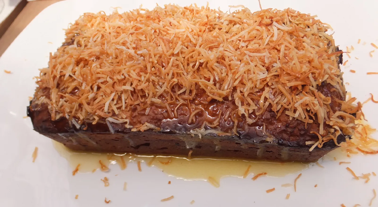Toasted Coconut Lemon Bread with Salted Honey Butter