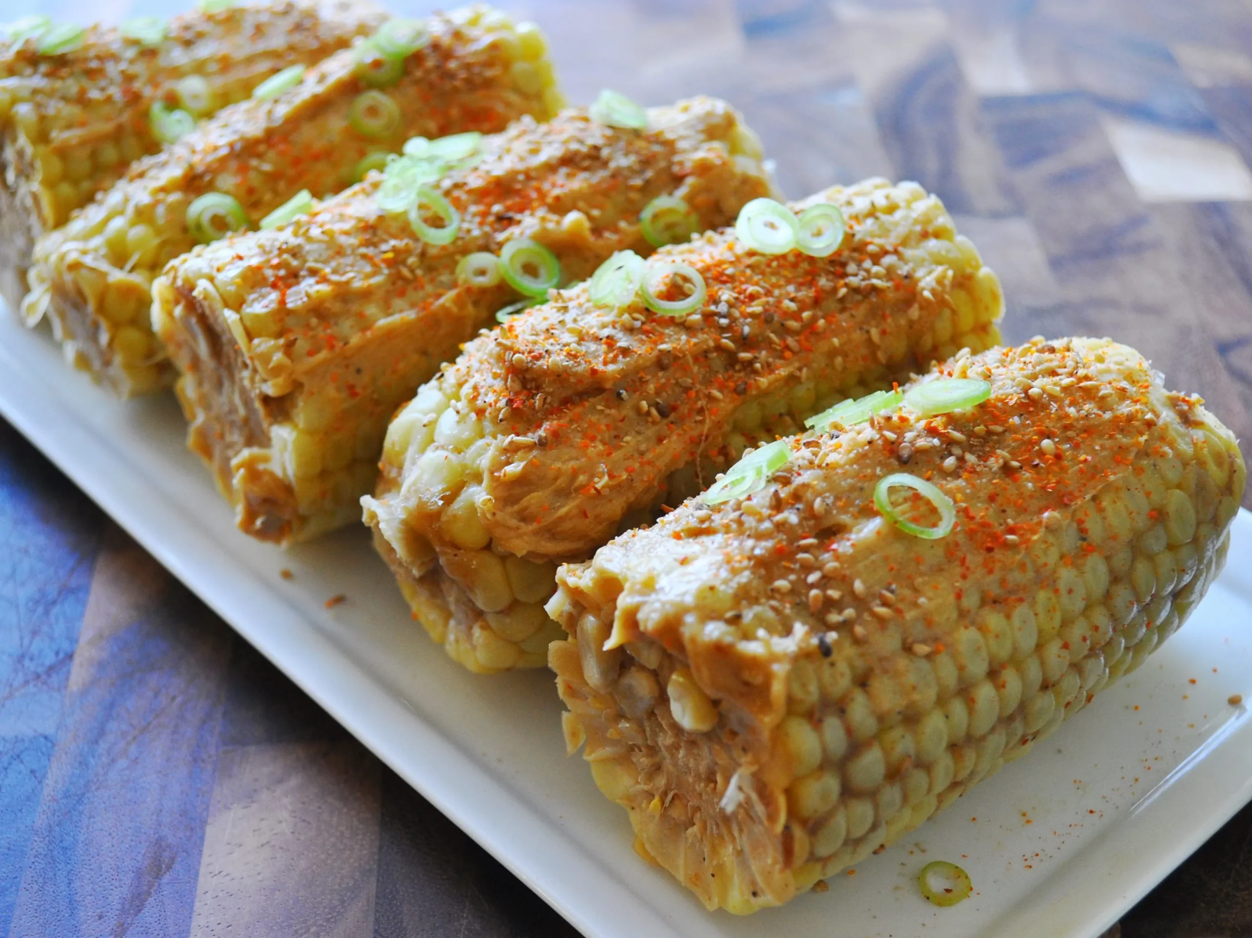 Toasted Sesame and Hot Honey Corn