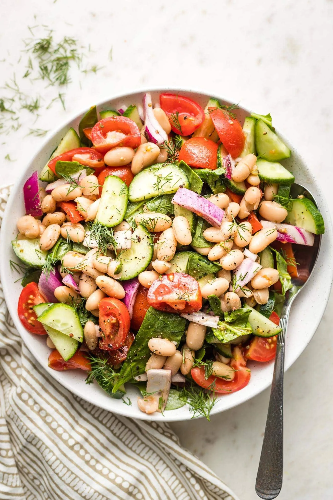 Tomato Corona Bean Salad