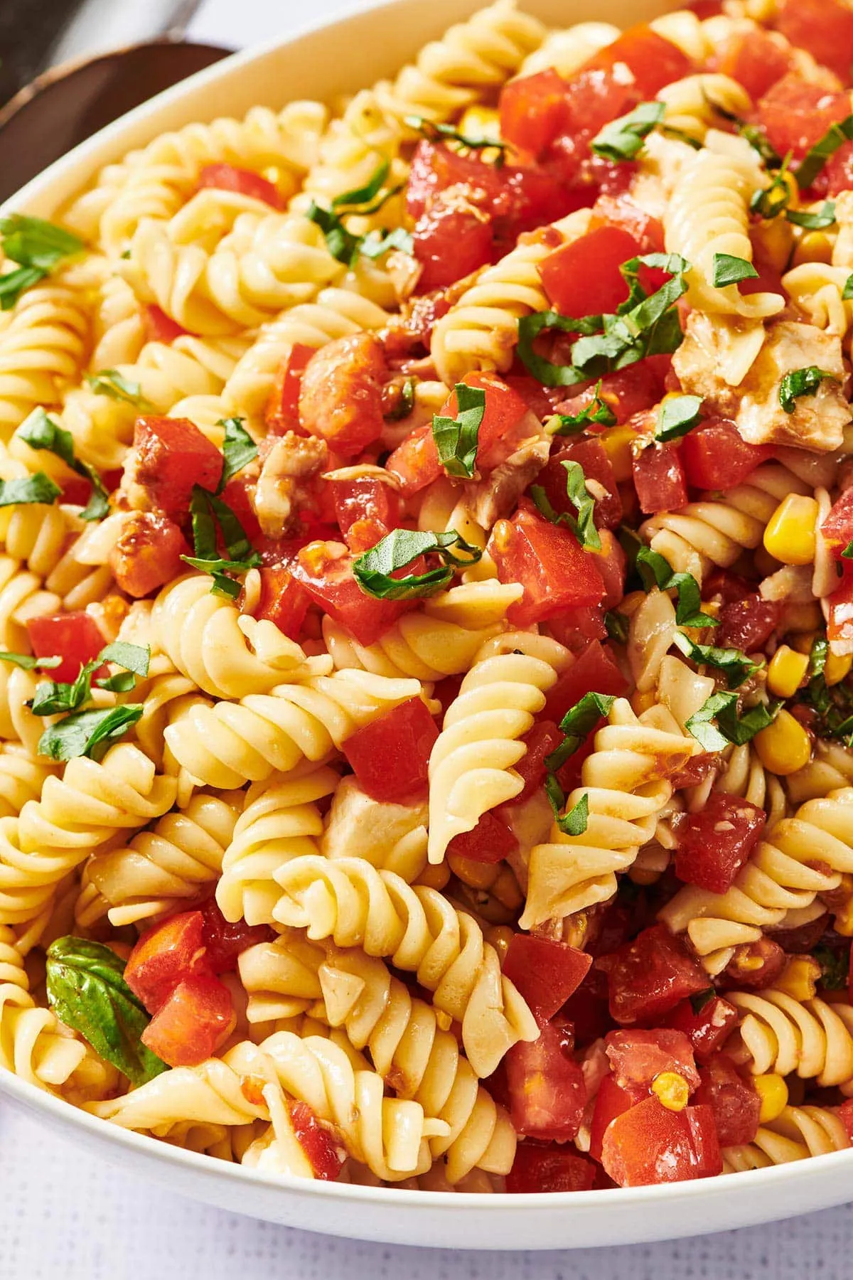 Tomato and Mozzarella Pasta Salad