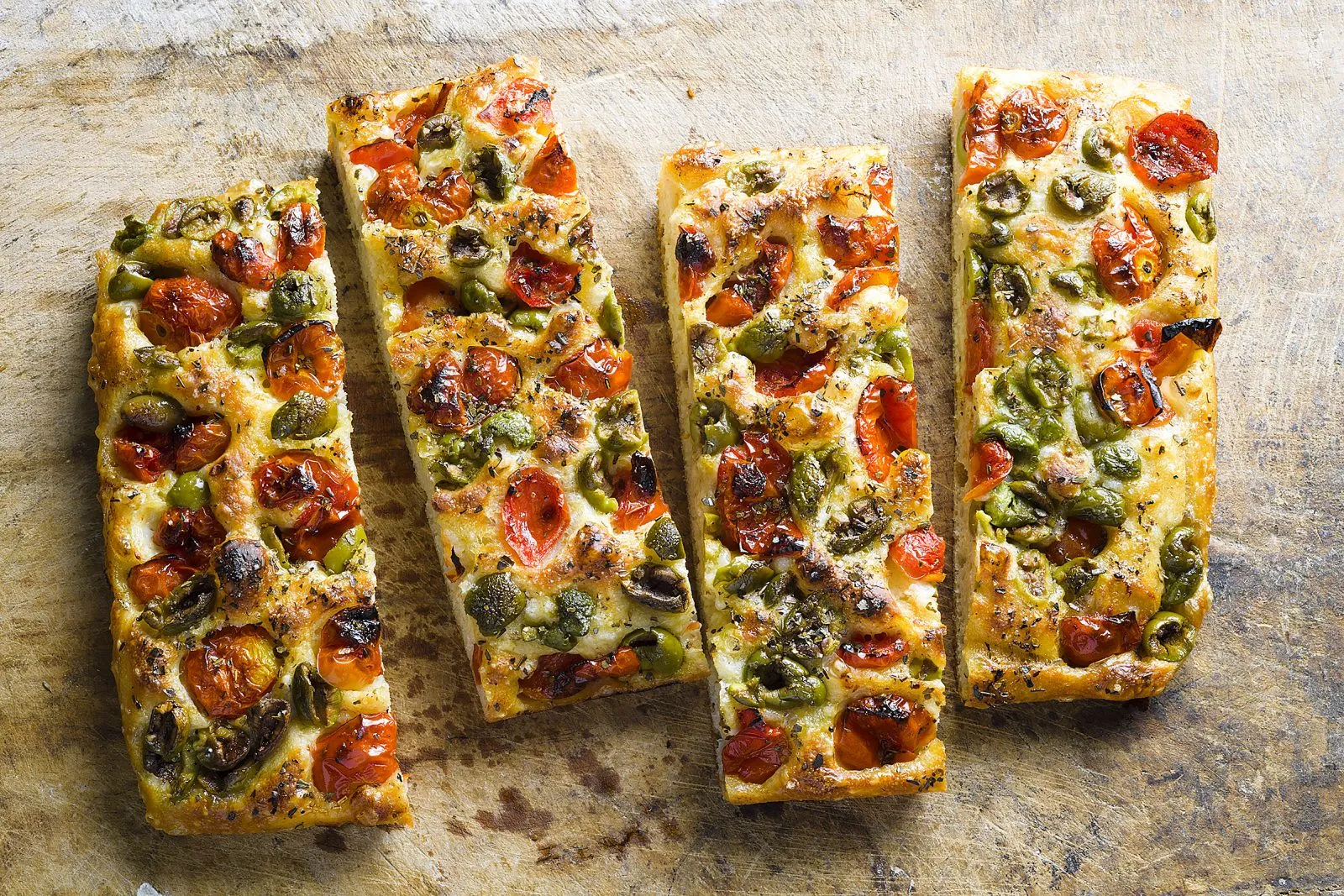 Tomato and Olive Focaccia
