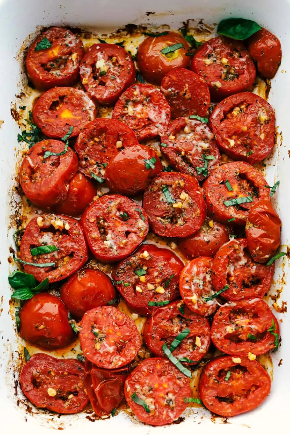 Tomatoes Oven Roasted with Parmesan