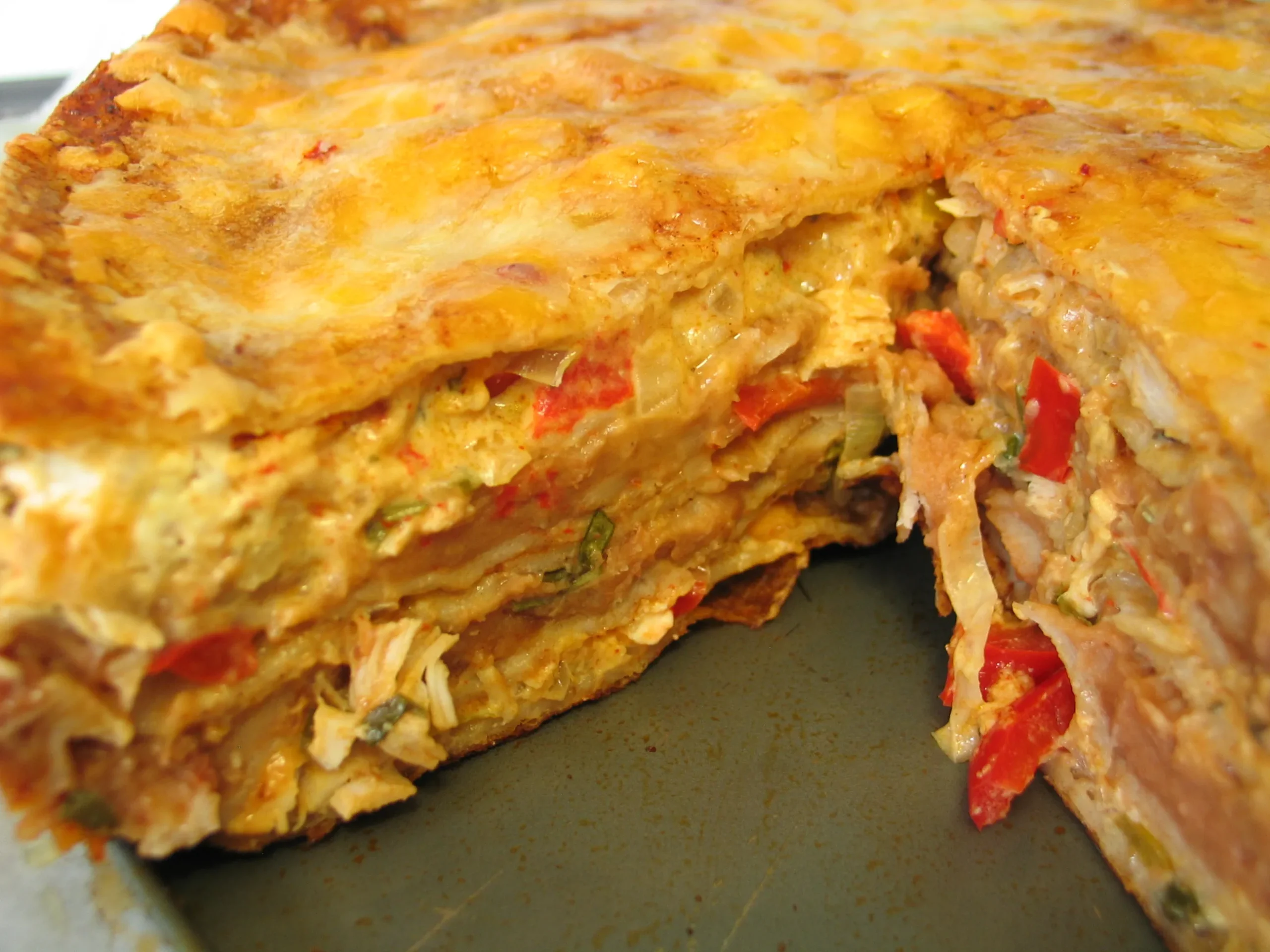 Tortilla Pie with Chicken