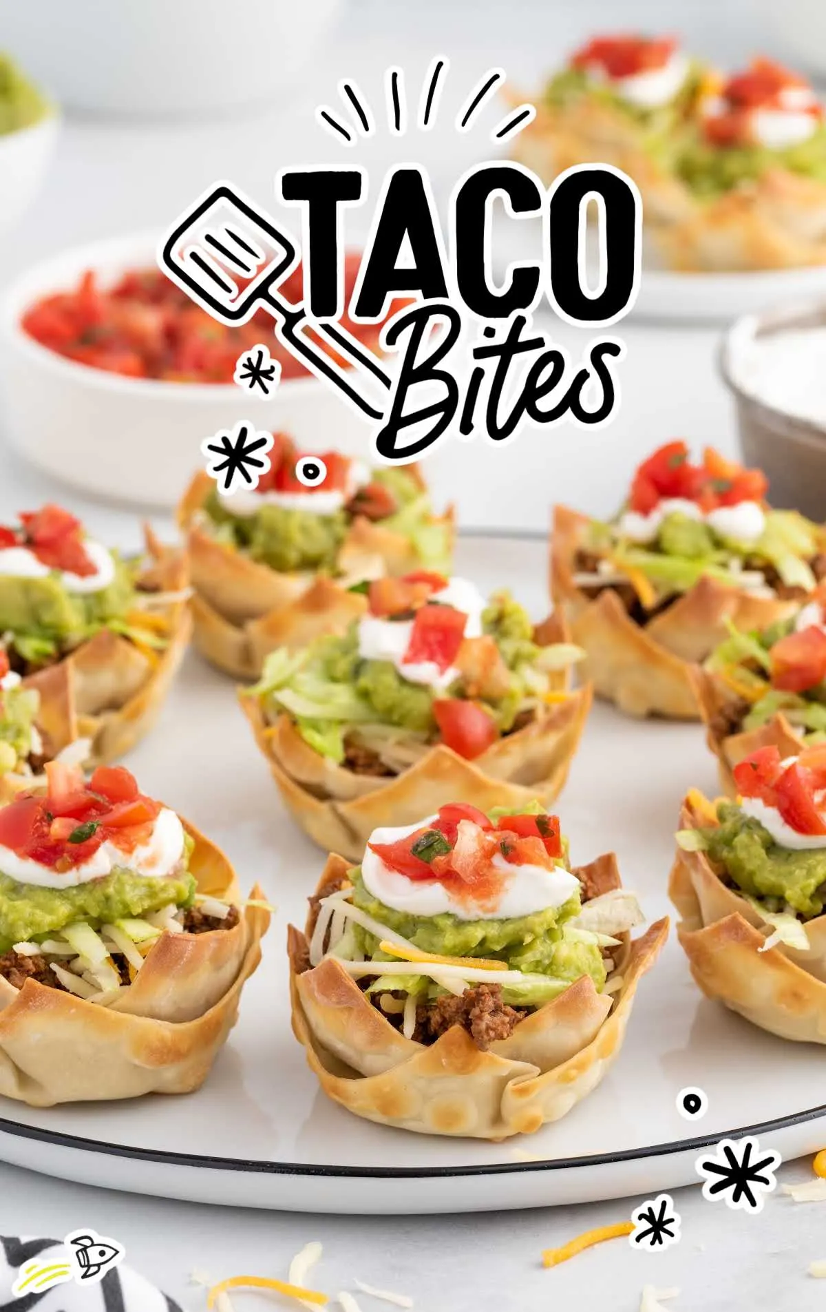 Touchdown Veggie Taco Bites