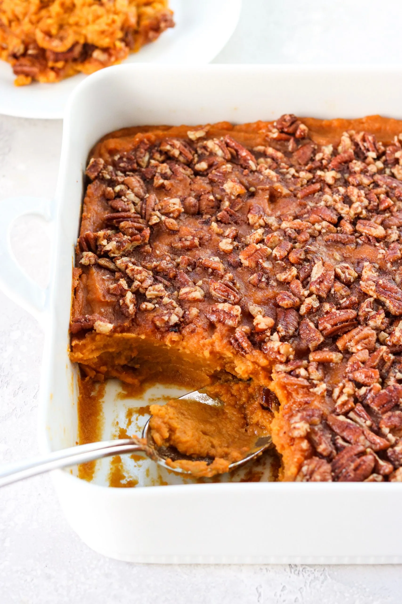 Traditional and Paleo Sweet Potato Casserole