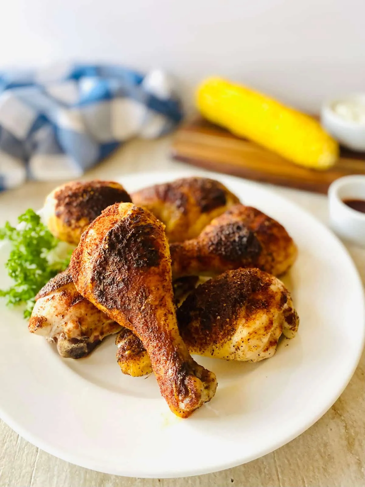 Traeger Grilled Buffalo Chicken Legs