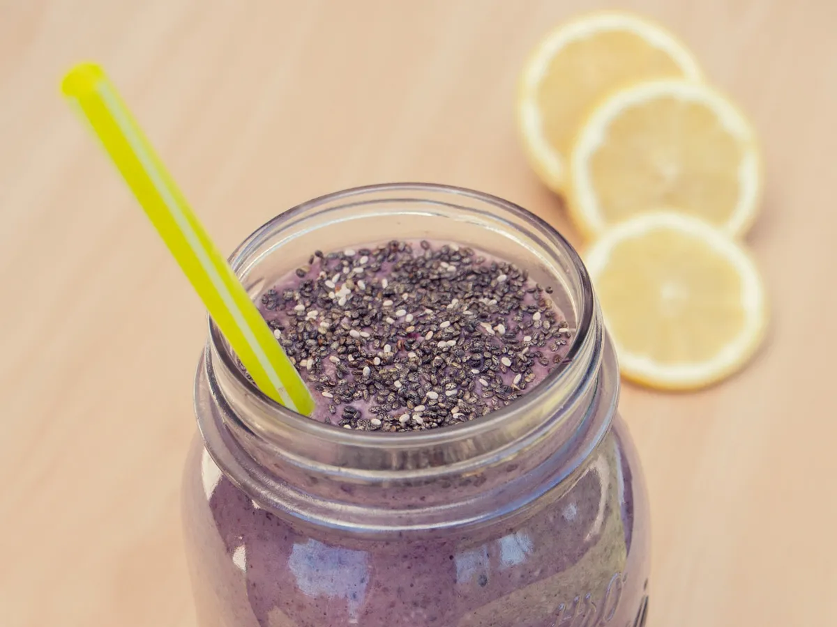 Triple Berry Chia Smoothie