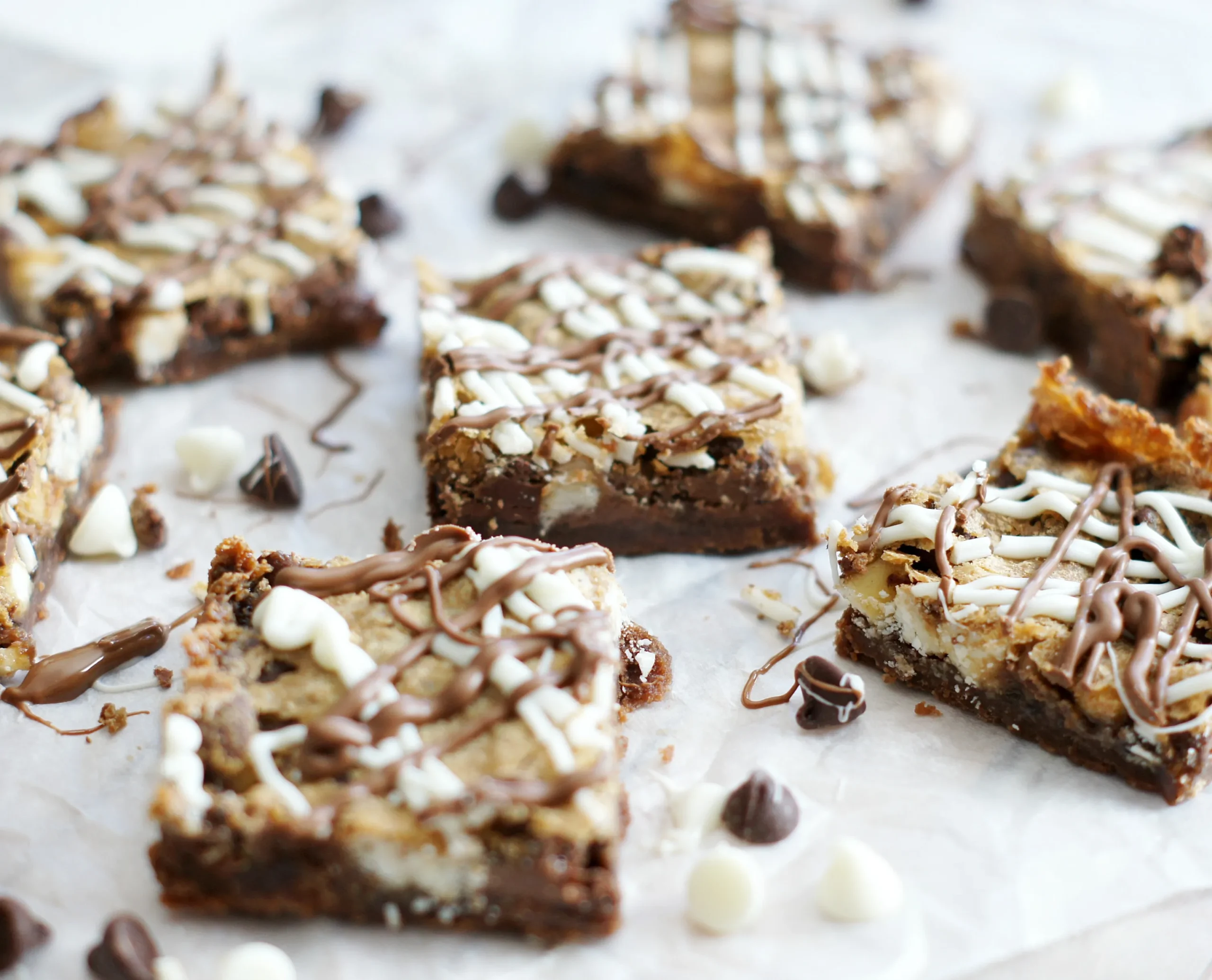 Triple Chocolate Crispy Fusion Bars