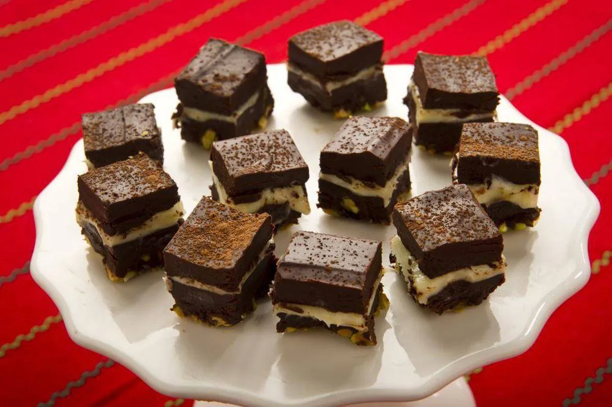Triple Rich Chocolate Squares