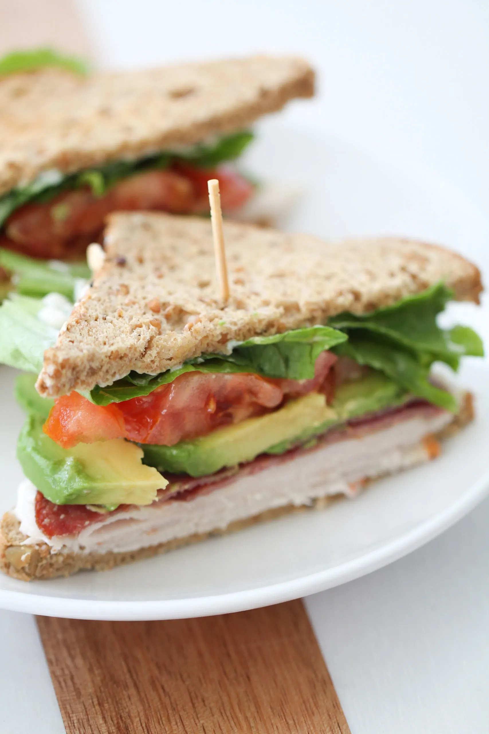 Turkey Bacon Avocado Sandwich