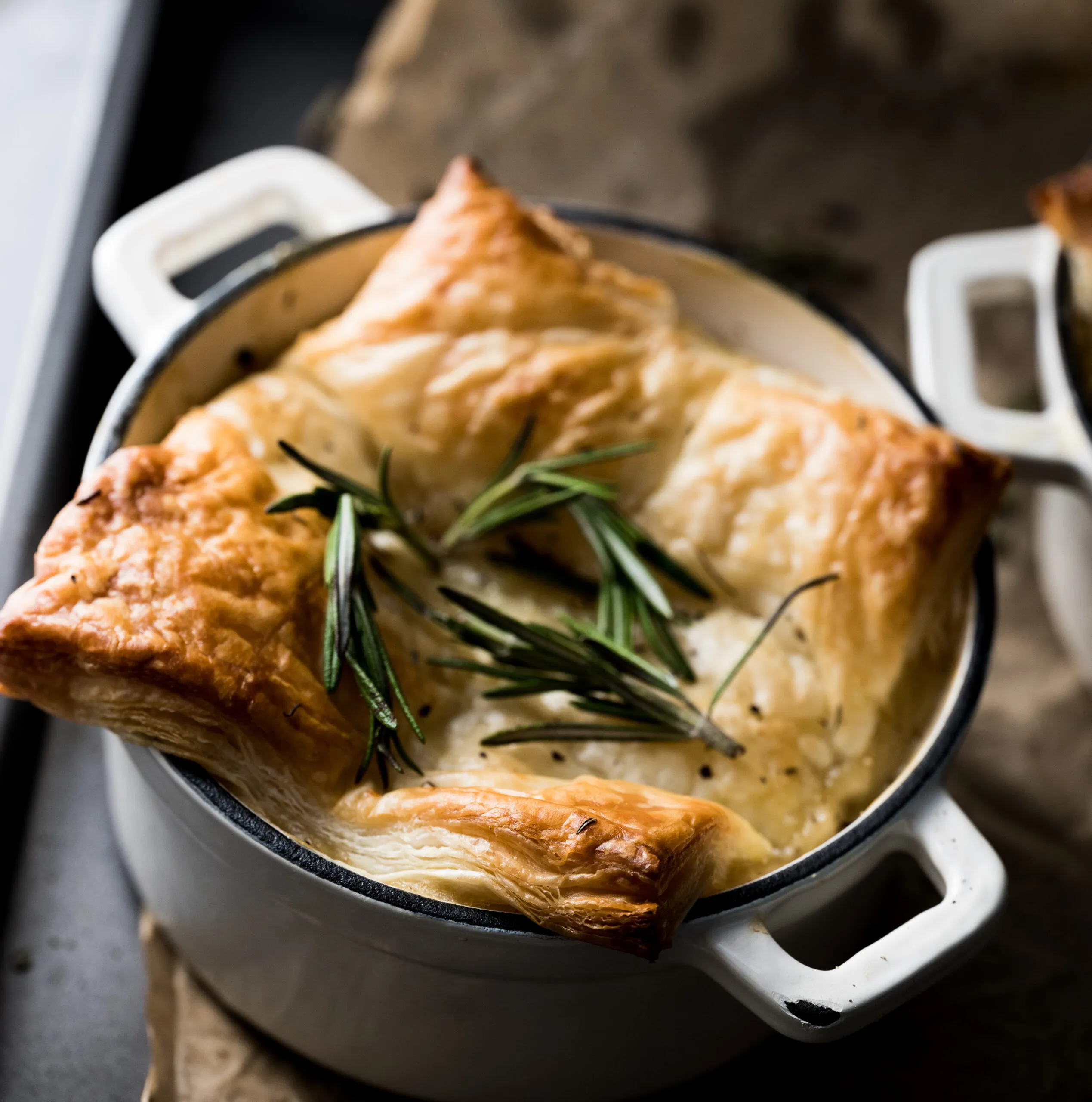 Turkey Pot Pie with Puff Pastry