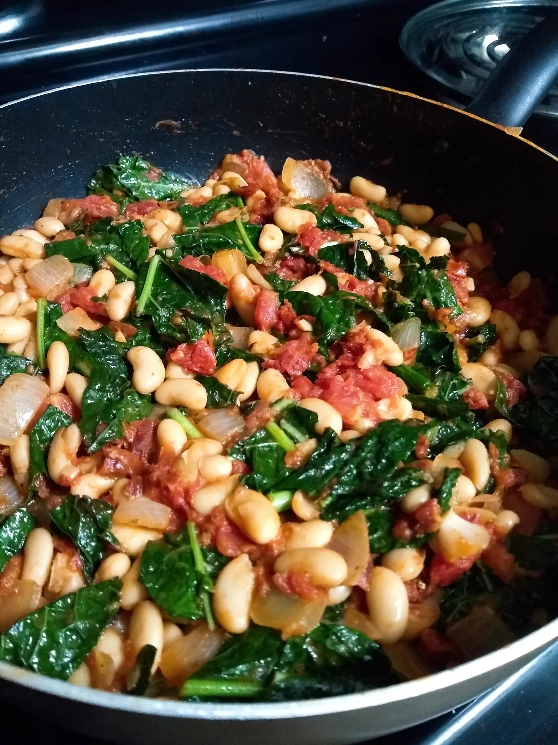 Tuscan White Bean Skillet Bake