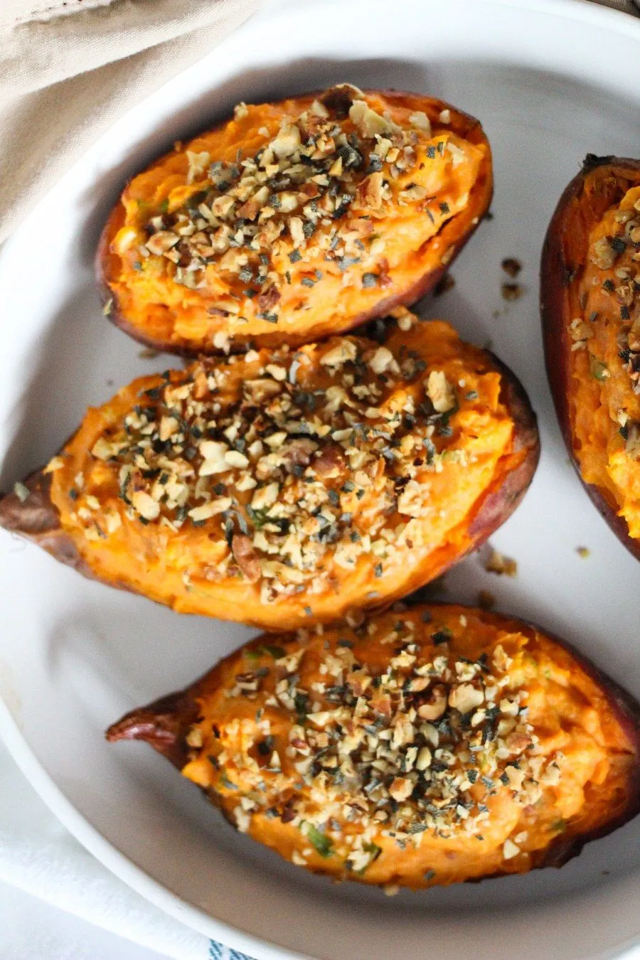 Twice Baked Sweet Potatoes Paleo