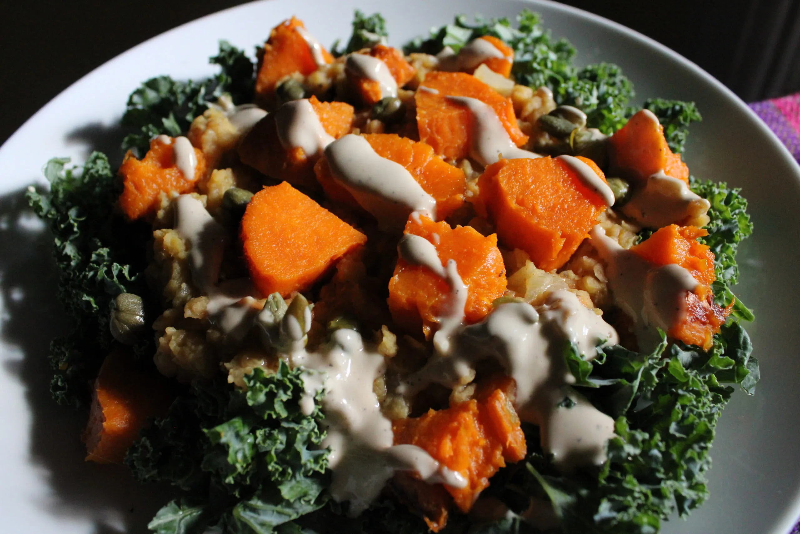 Twice Baked Sweet Potatoes Quinoa Kale