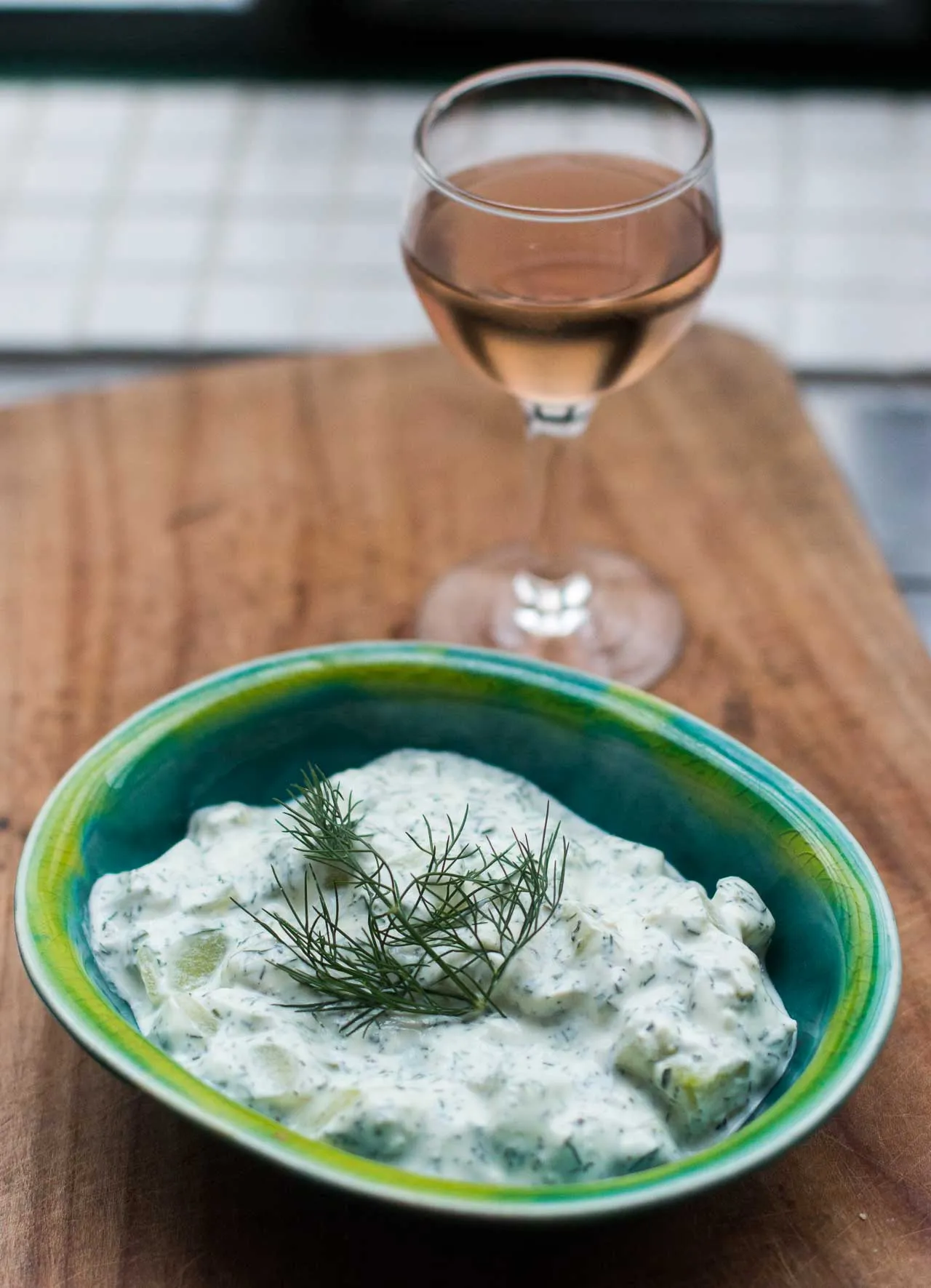 Tzatziki Yogurt Garlic and Cucumber Salad