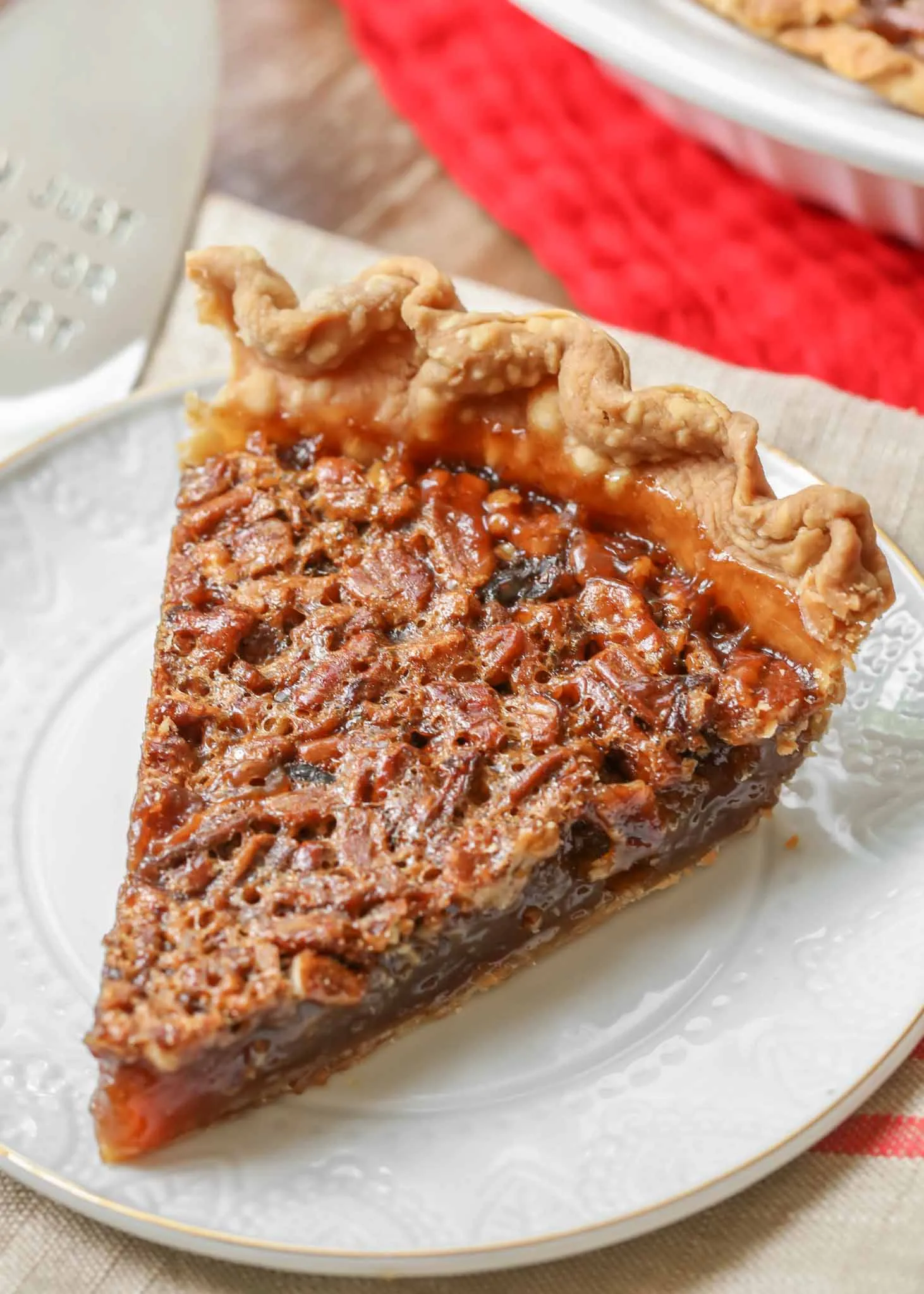 Unadorned Perfection Pecan Pie