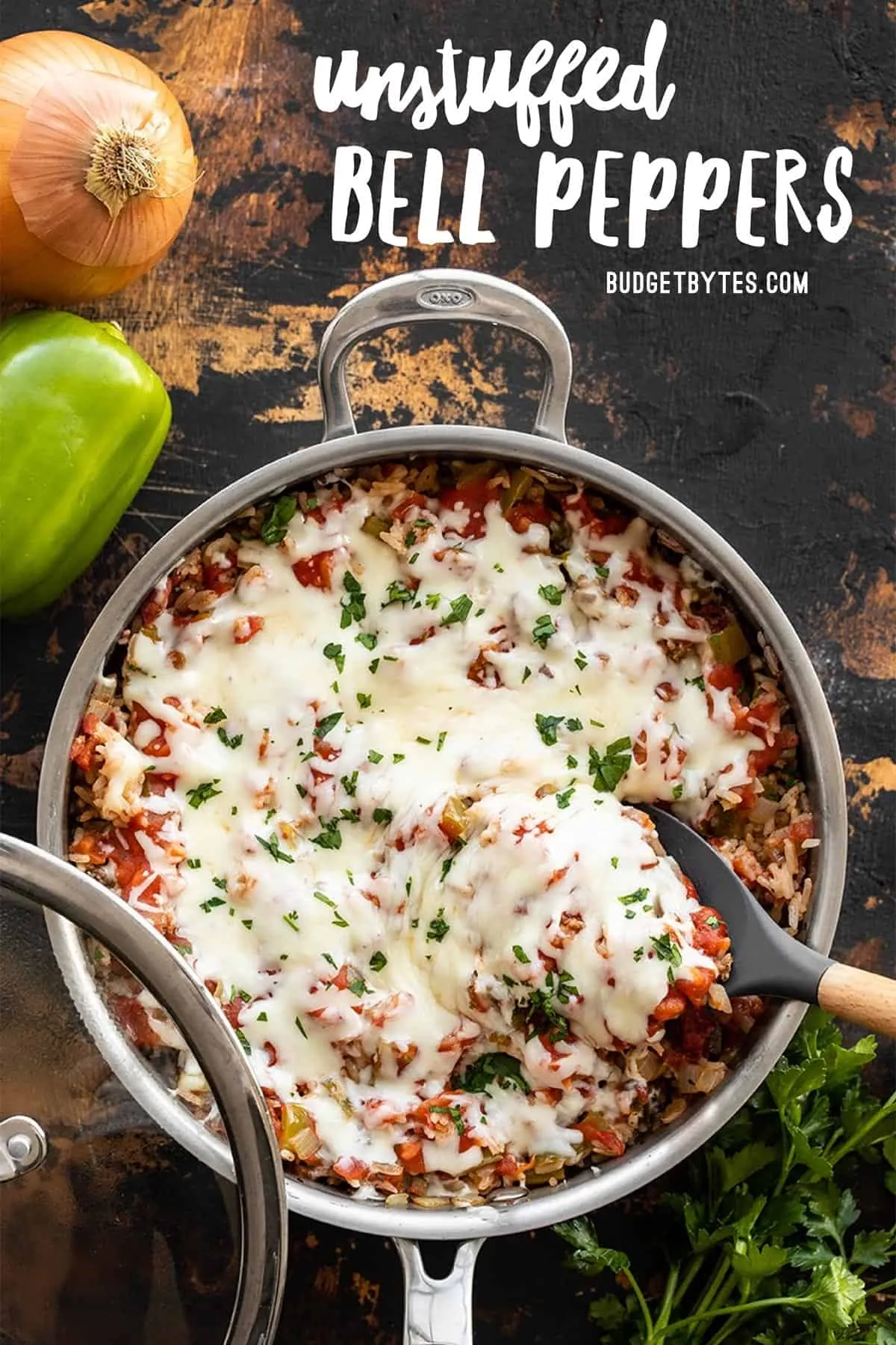 Unstuffed Green Peppers
