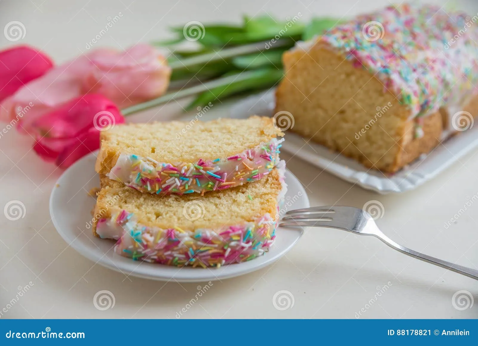 Vanilla Pound Cake Sprinkles