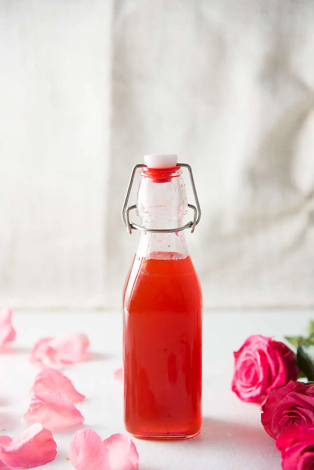 Vanilla Rose Syrup Falooda Drink Cocktails