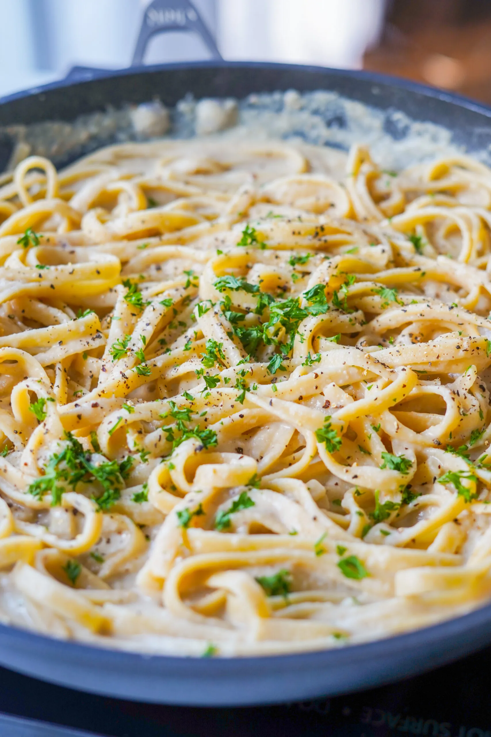 Vegan Alfredo Sauce with Hidden Veggies