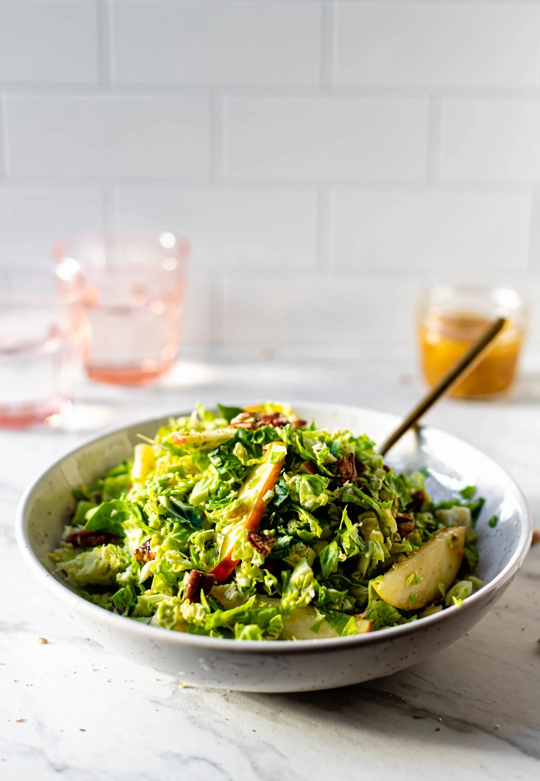 Vegan Brussels Sprouts Salad