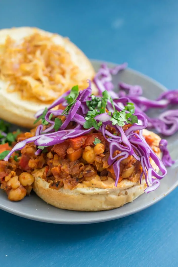 Vegan Chickpea Sloppy Joes