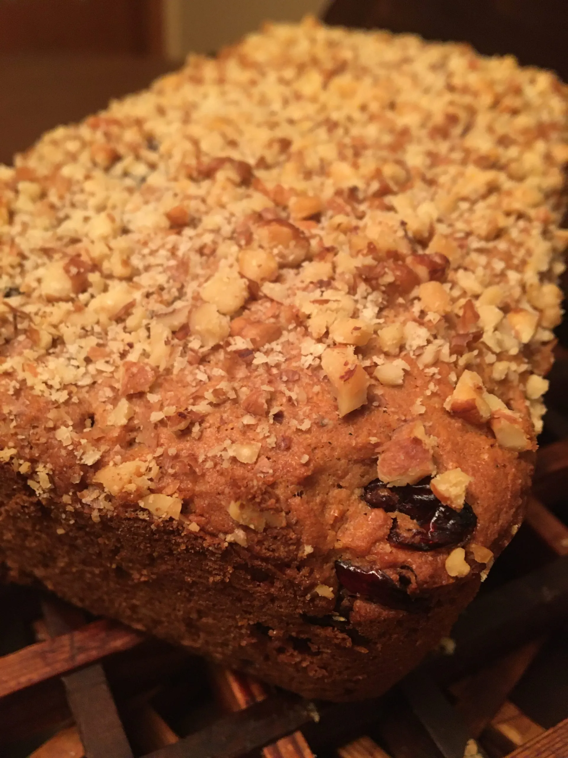 Vegan Cranberry Nut Bread
