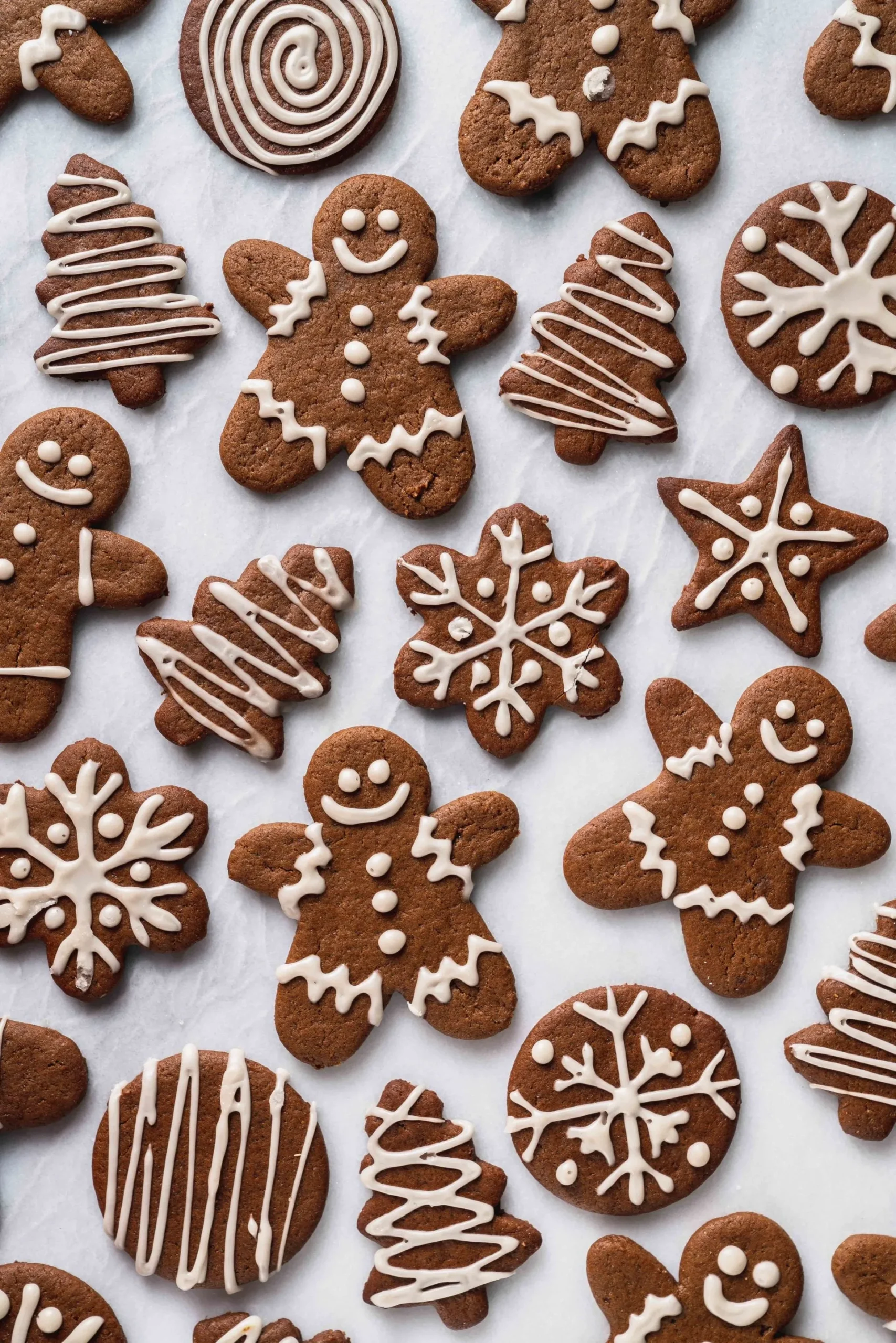 Vegan Gingerbread Cookie Wreaths