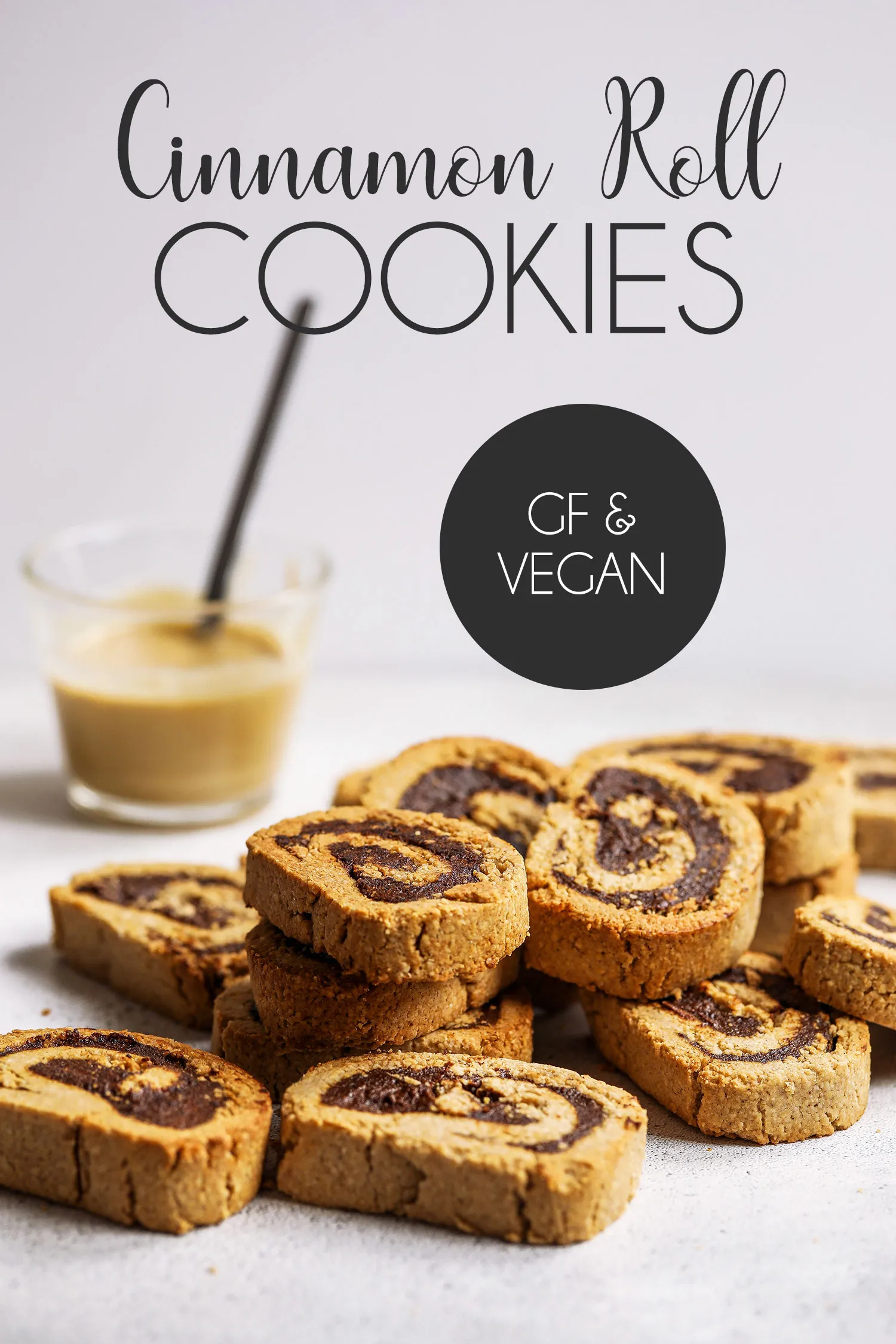 Vegan Gluten Free Cinnamon Roll Cookies