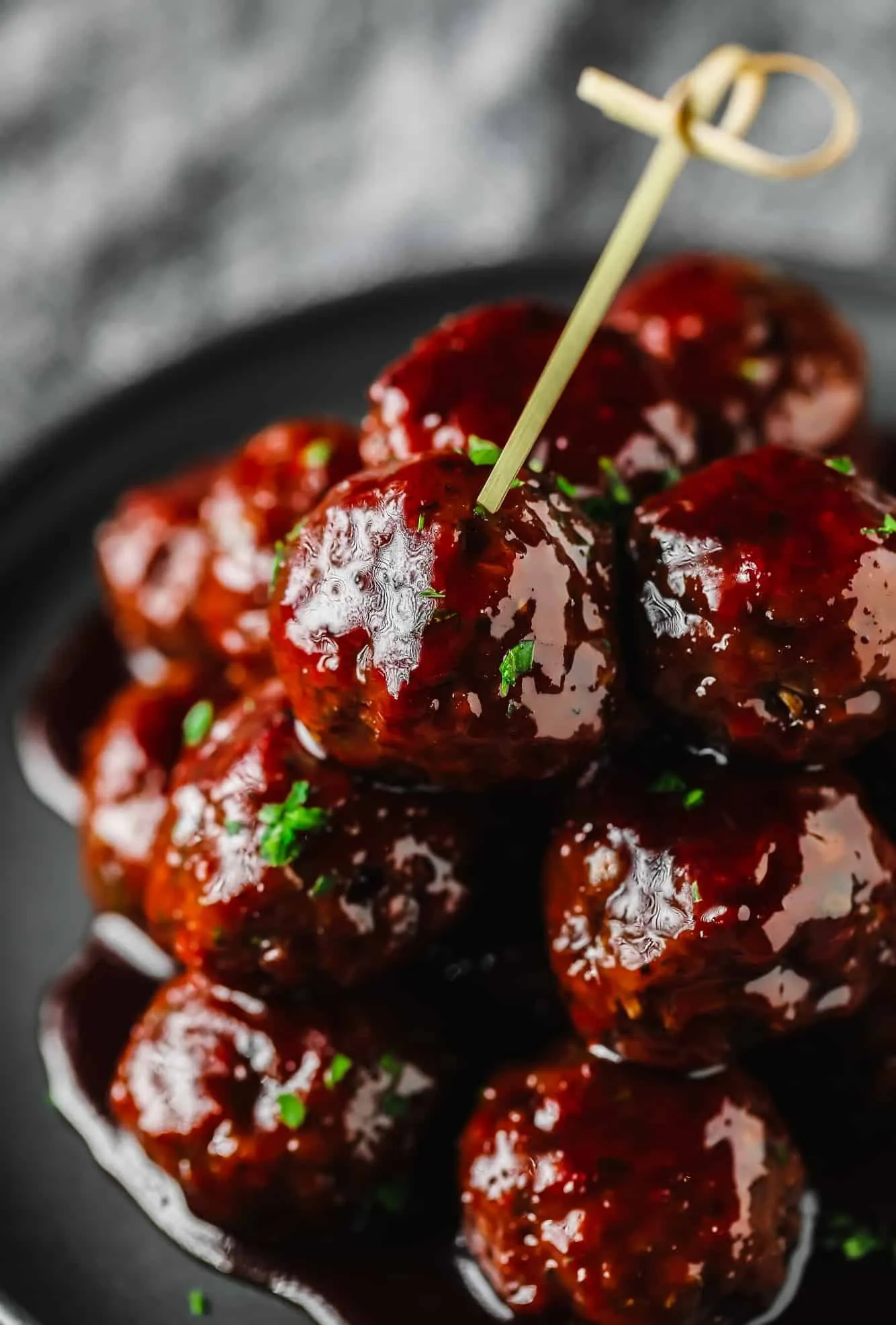 Vegan Grape Jelly Meatballs