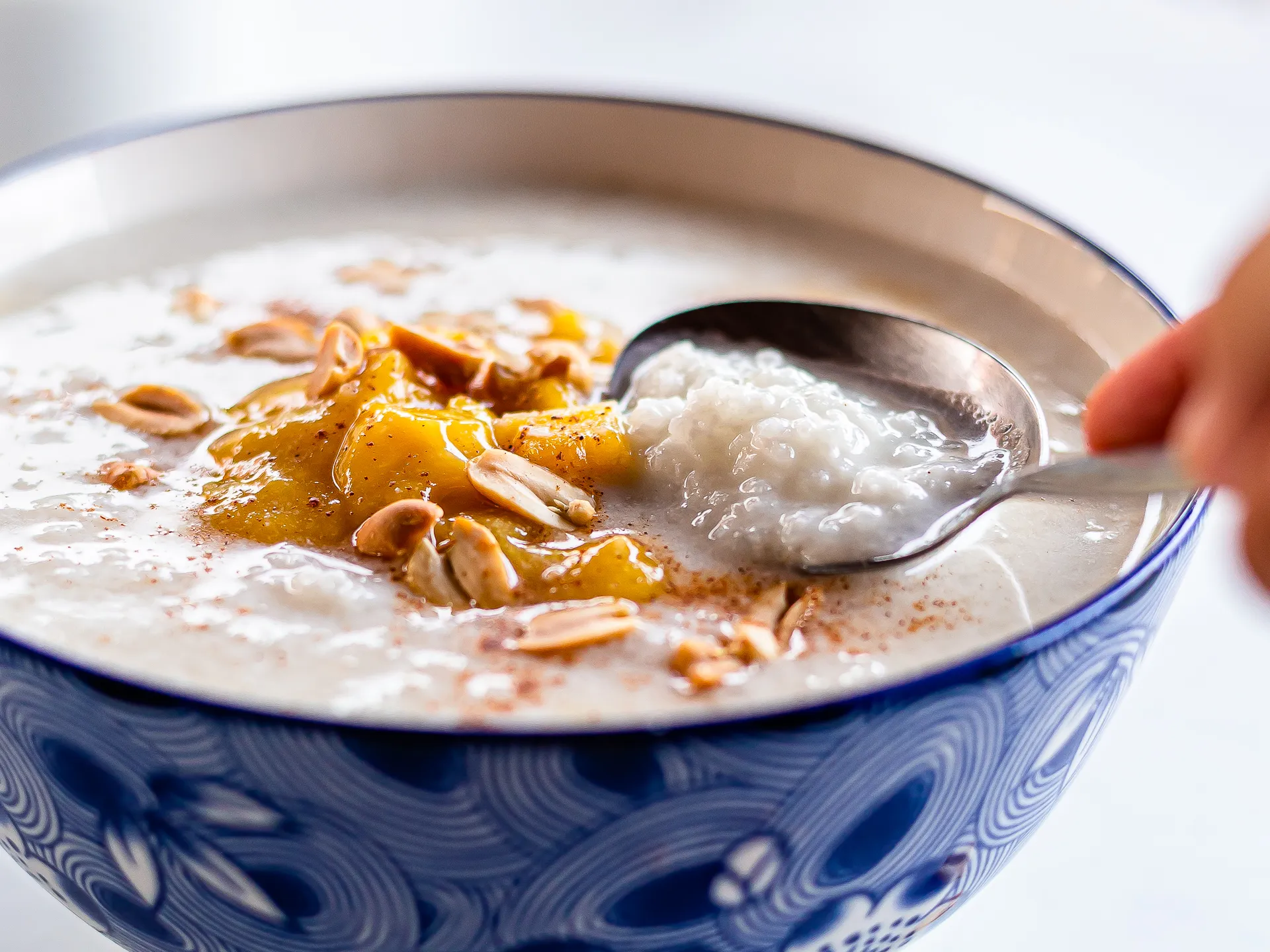 Vegan Mango Coconut Congee