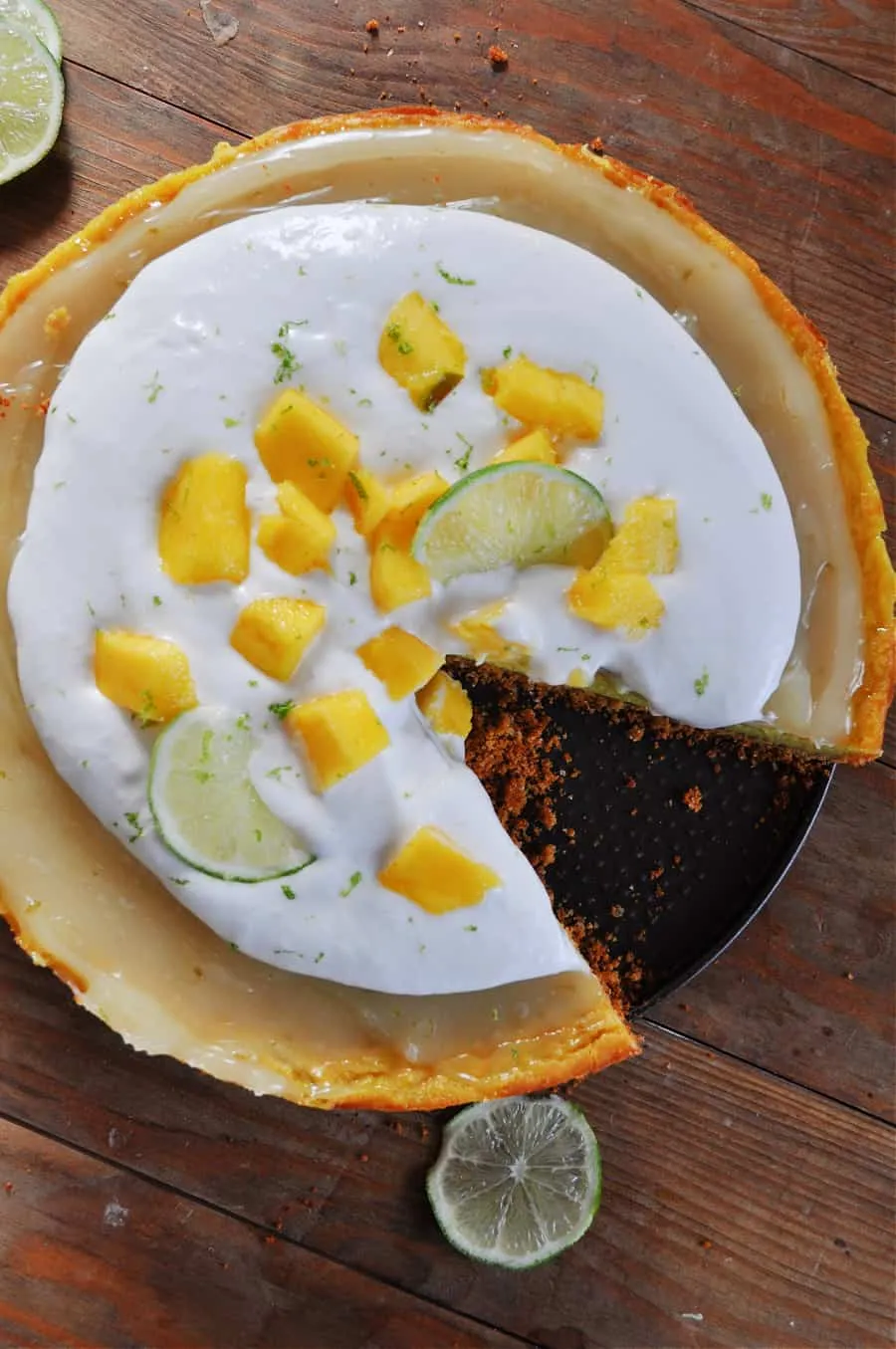 Vegan Mango Lime Cheesecake