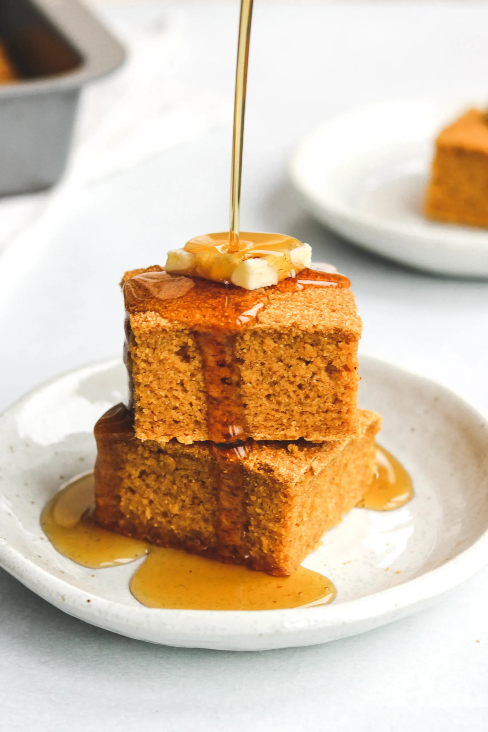 Vegan Maple Pumpkin Corn Bread