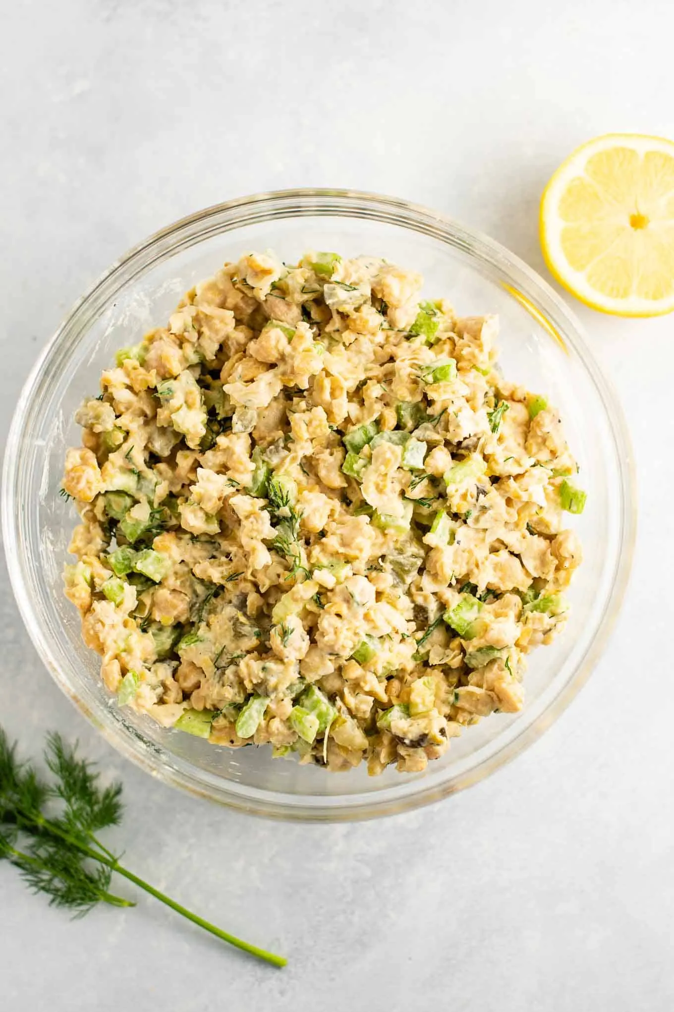 Vegan Mashed Chickpea Salad
