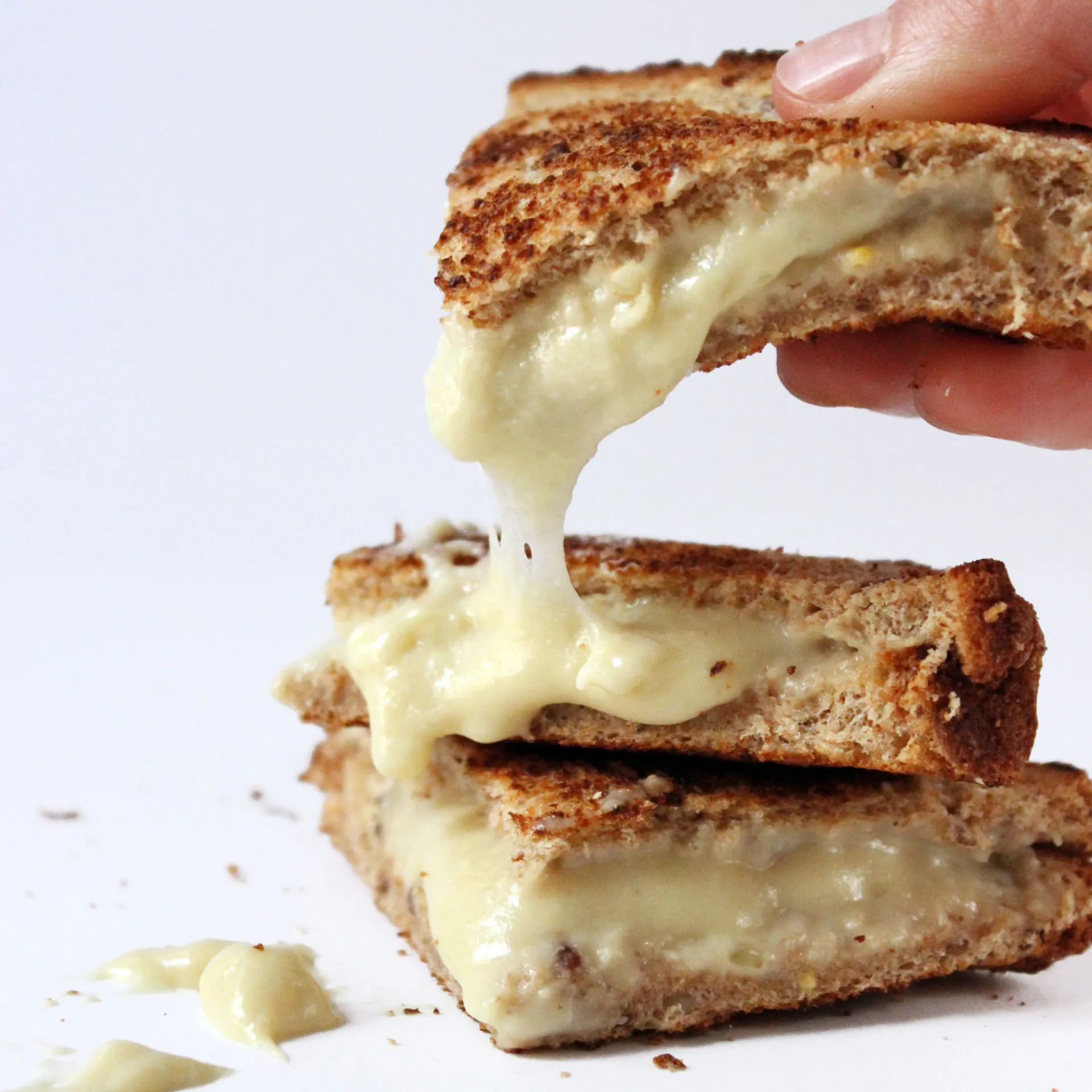 Vegan Mozzarella Grilled Cheese