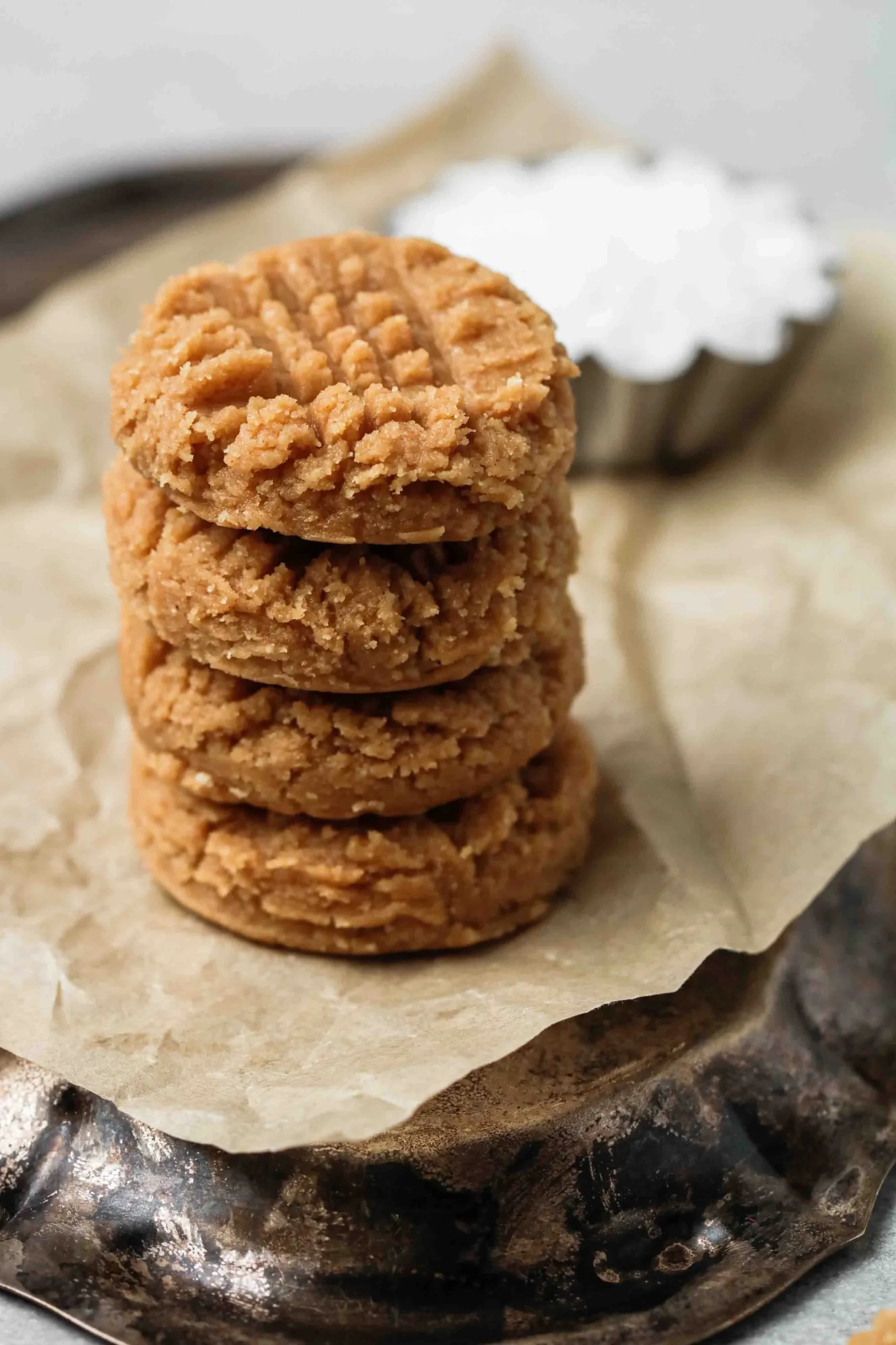 Vegan No Bake Peanut Butter Cookies