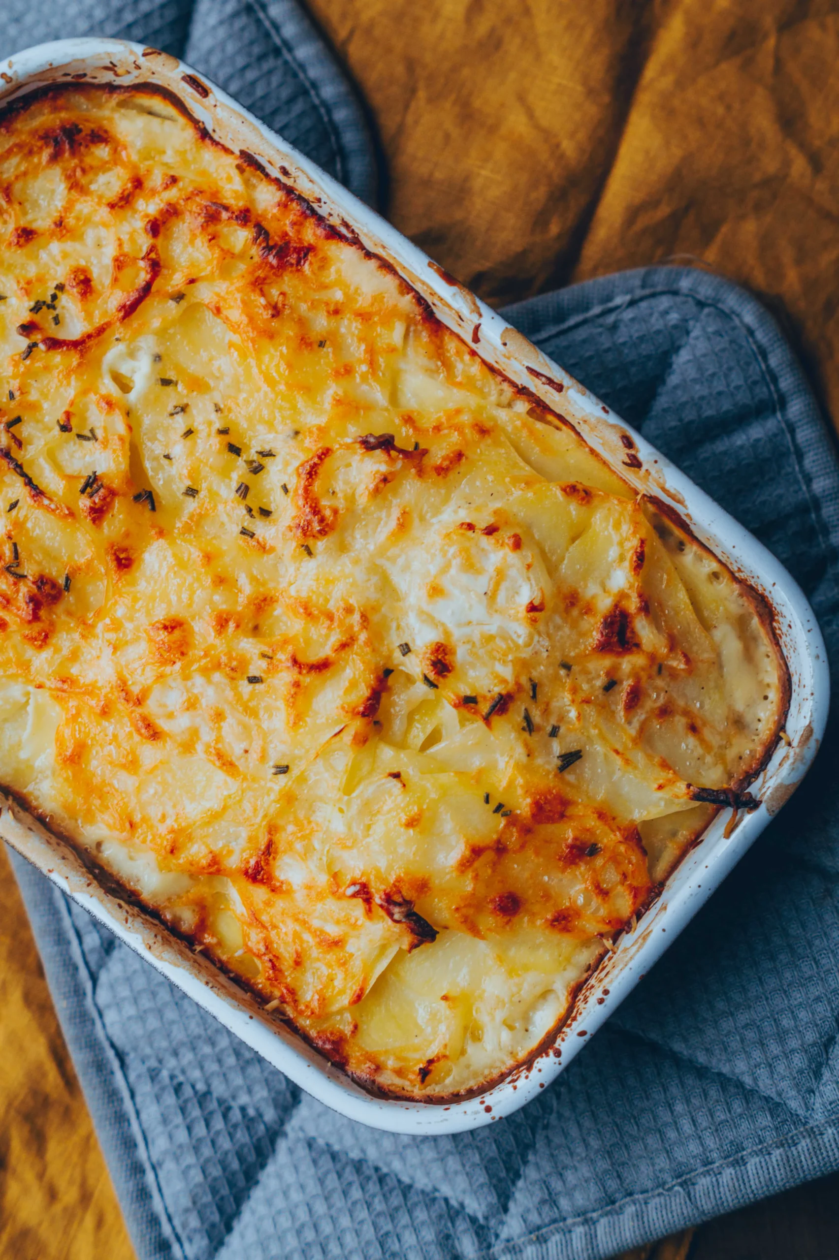 Vegan Sage Potato Bake