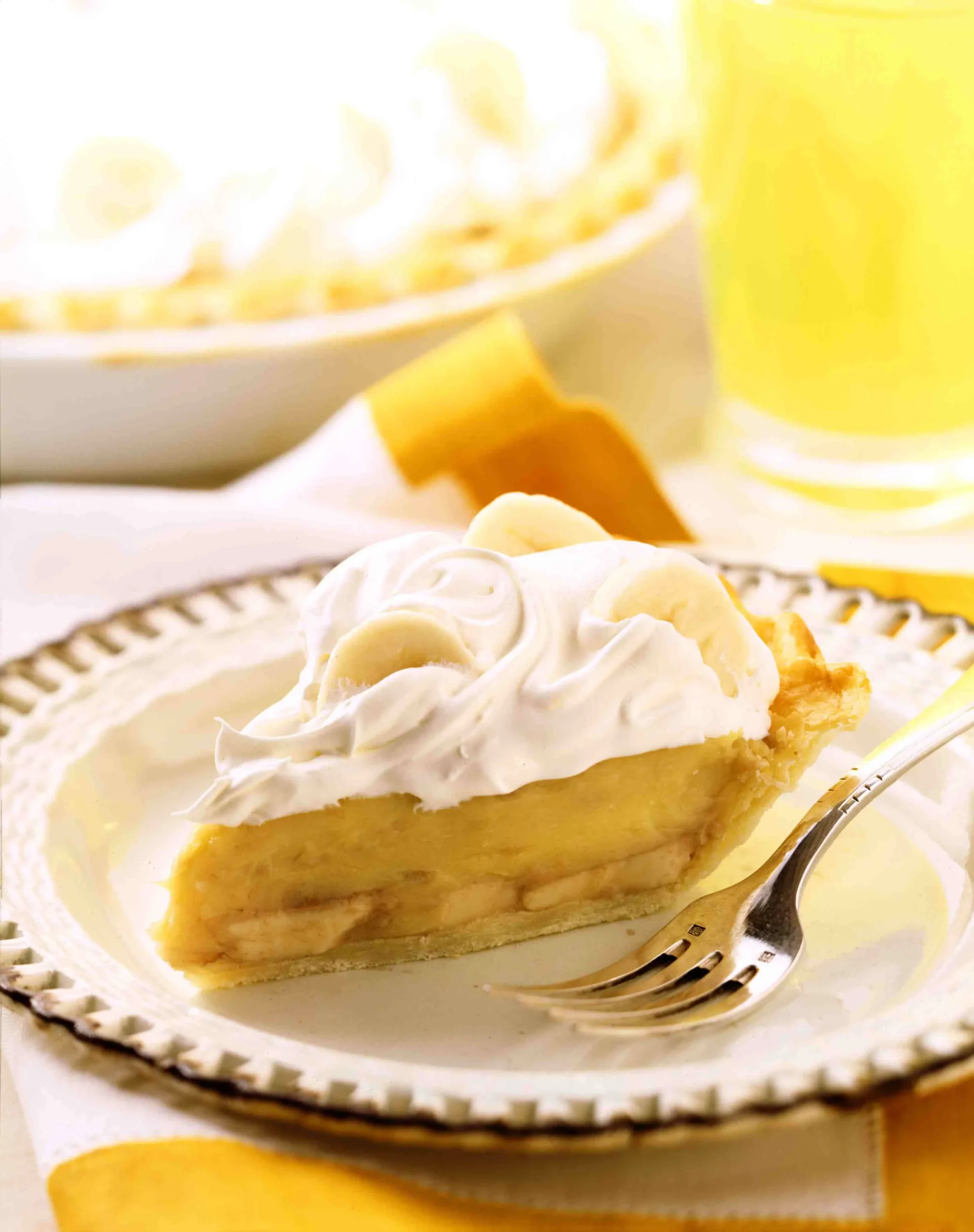 Vegan Tofu Banana Cream Pie