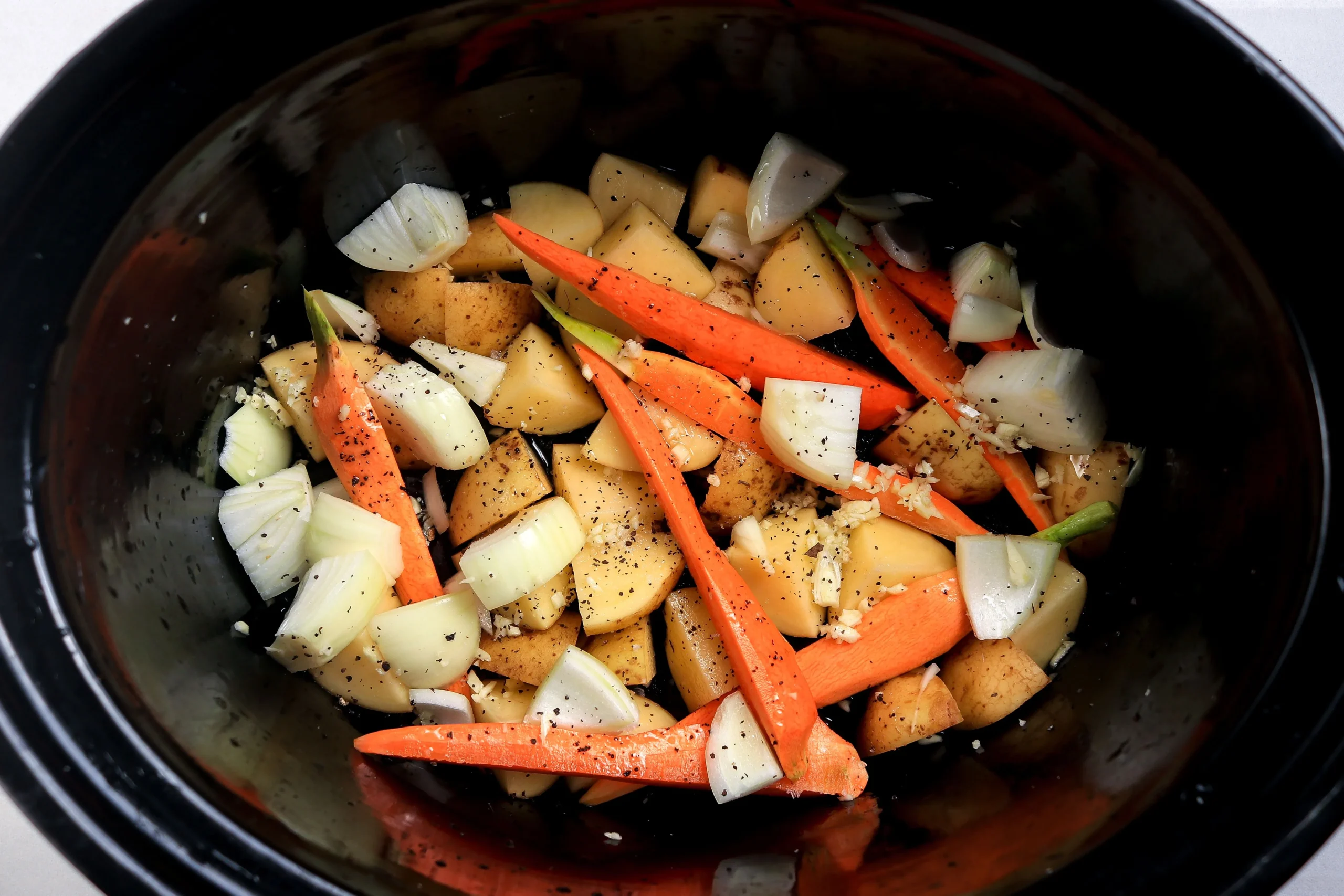 Vegetables in Crock Pot