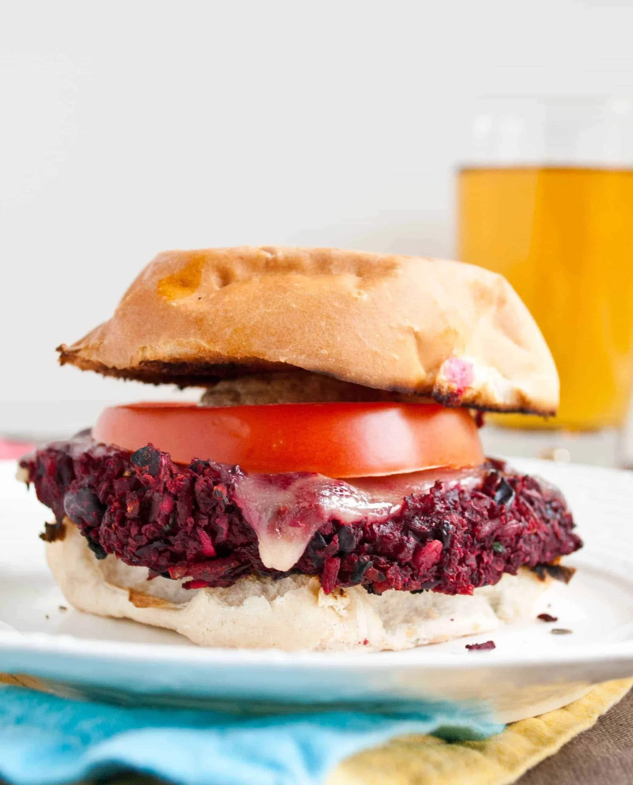 Vegetarian Beet and Bean Burgers