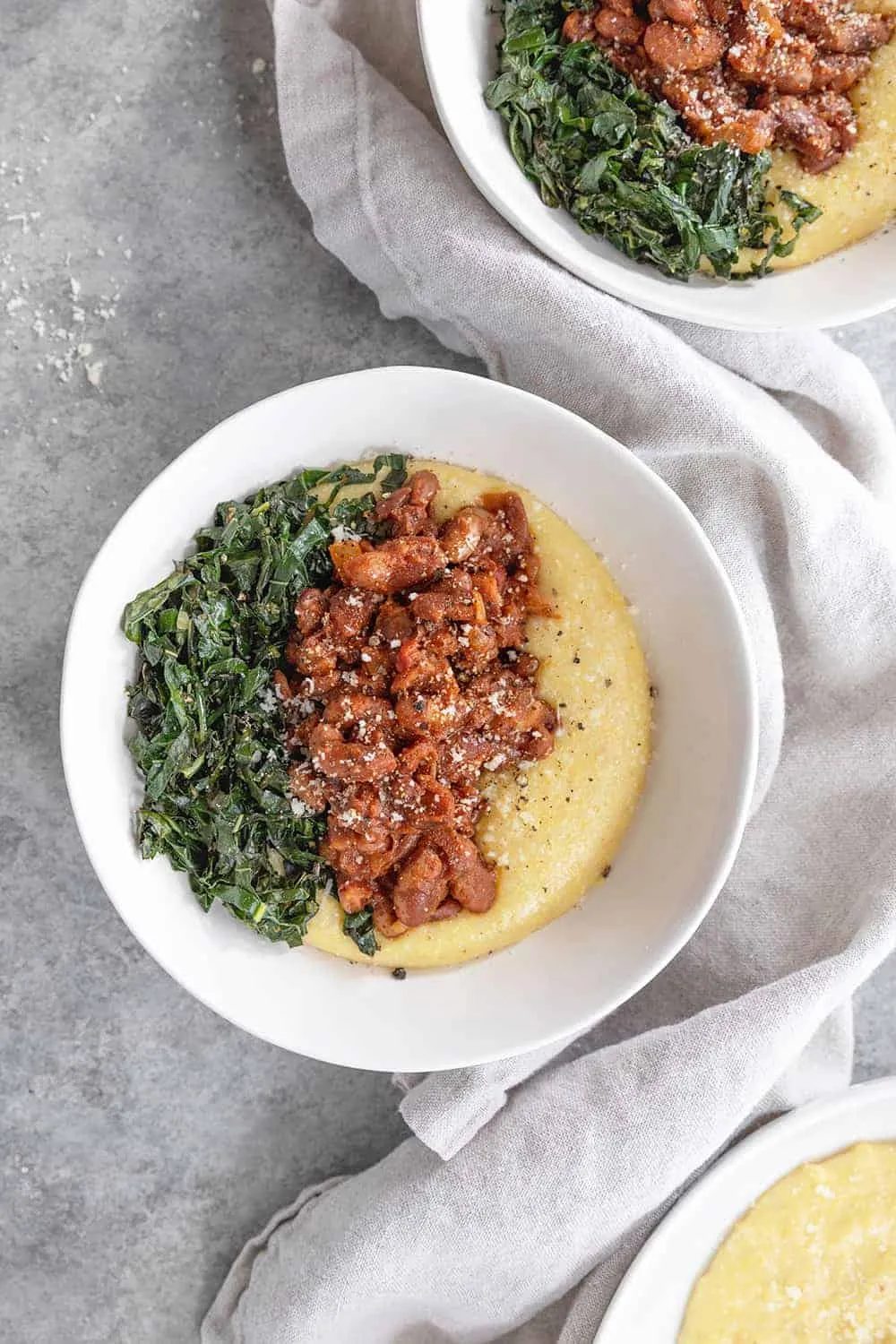 Vegetarian Chili with Creamy Polenta