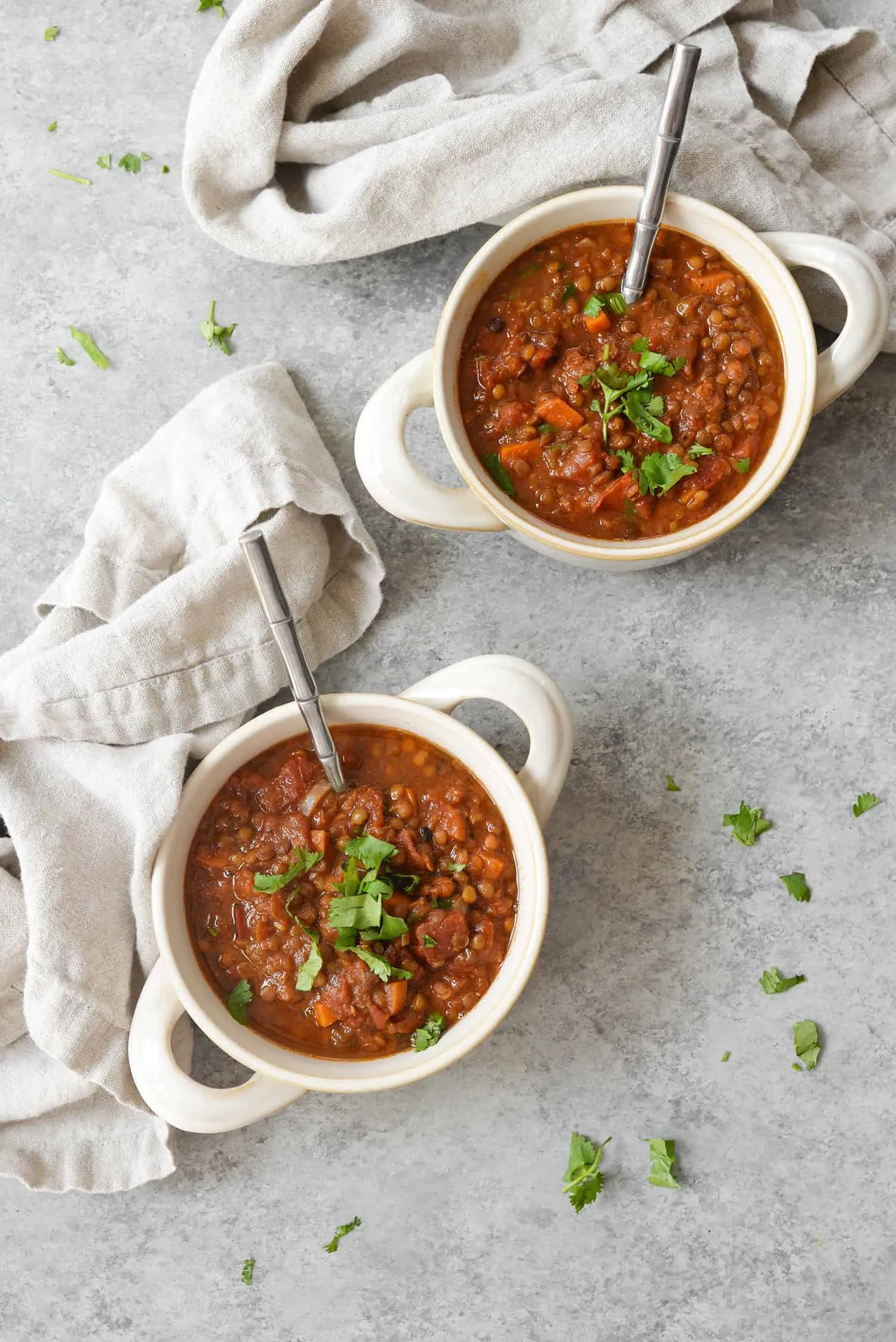 Vegetarian Lentil Chili Instant Pot Slow Cooker