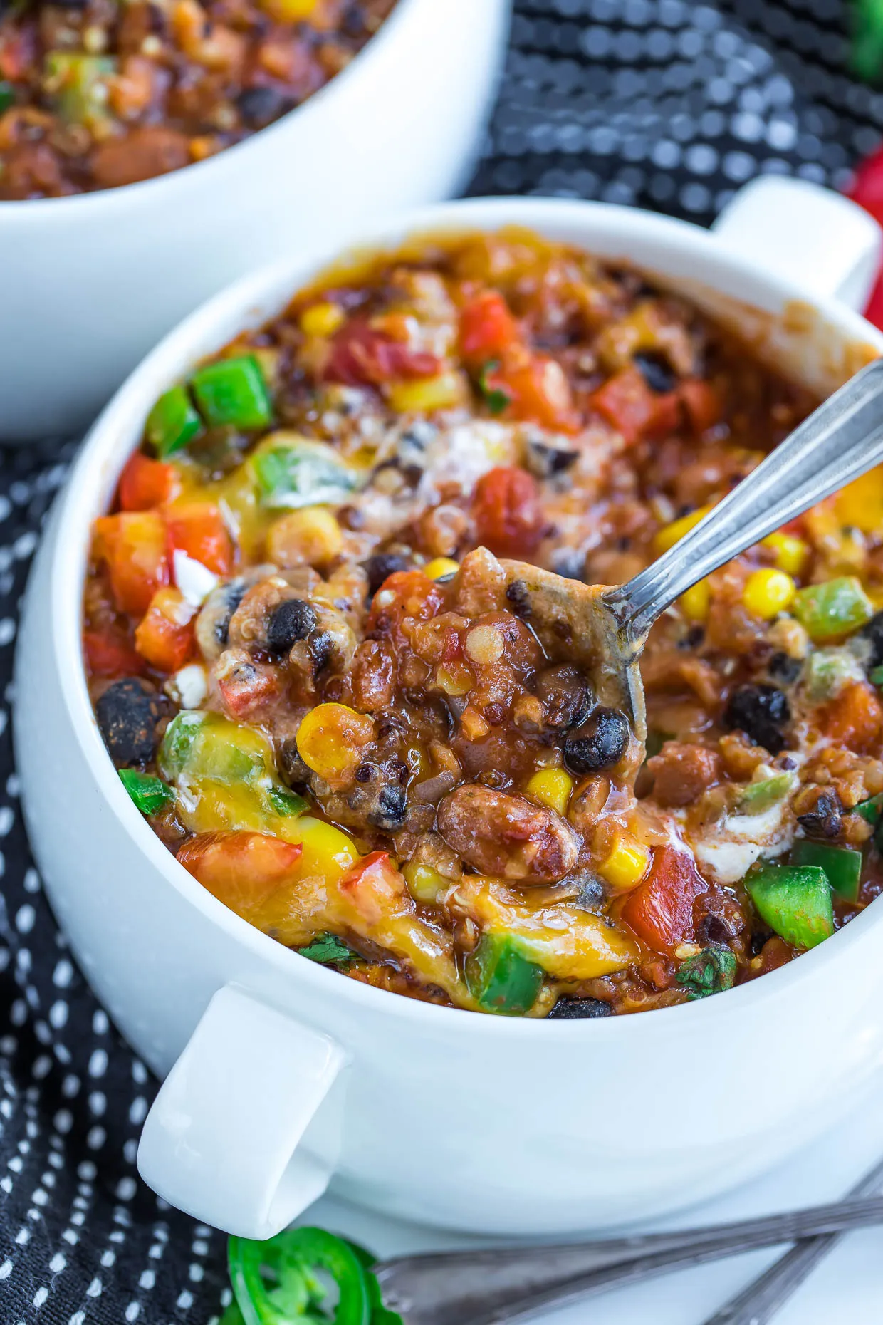 Vegetarian Lentil Chili Instant Pot