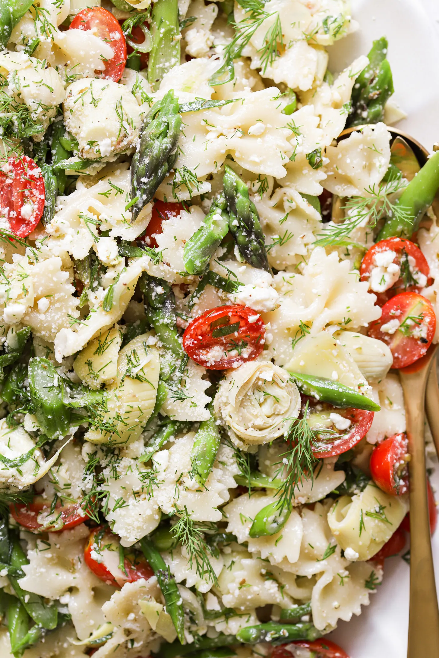 Veggie Pasta Artichokes Asparagus