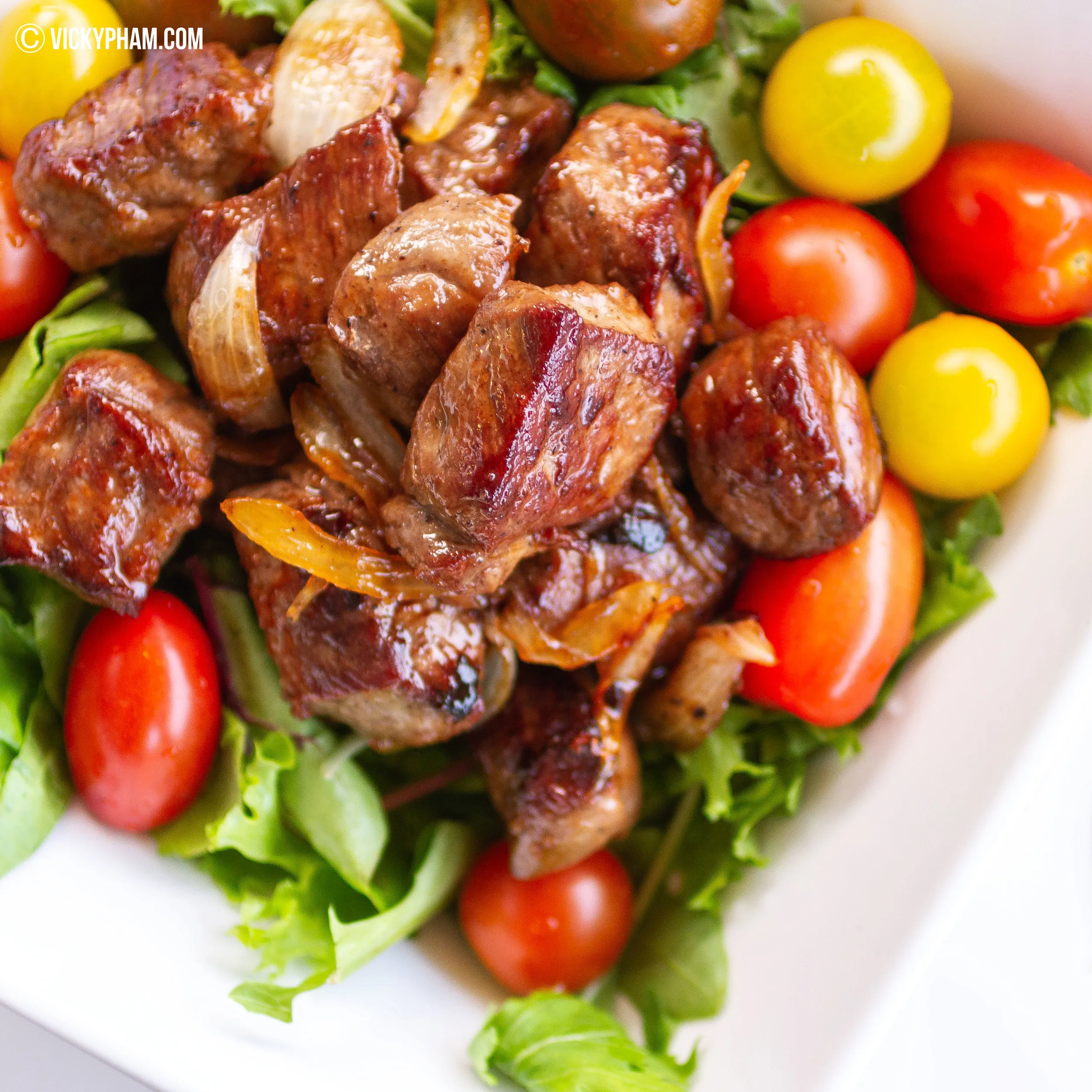 Vietnamese Shaking Beef (Bo Luc Lac)