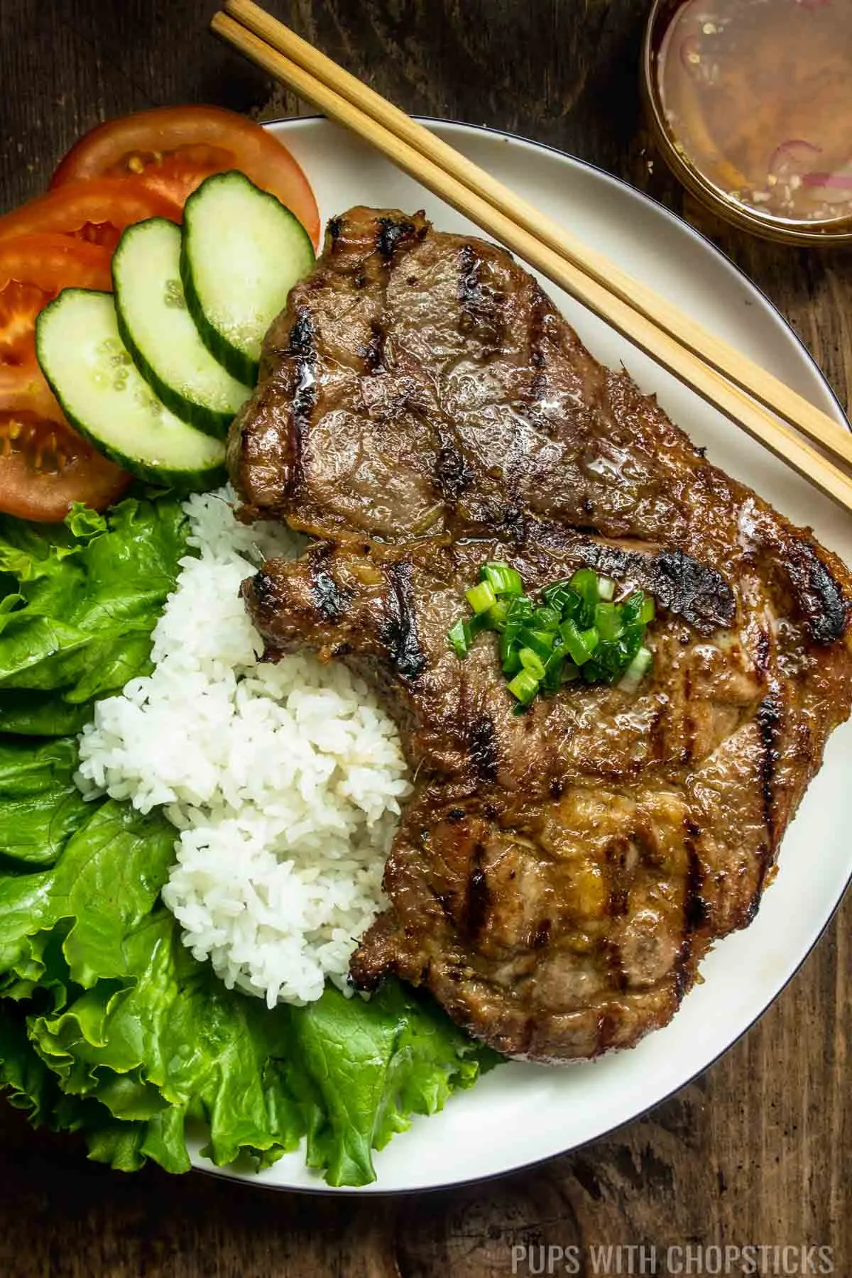 Vietnamese Style Parcels of Pork with Fresh Herbs