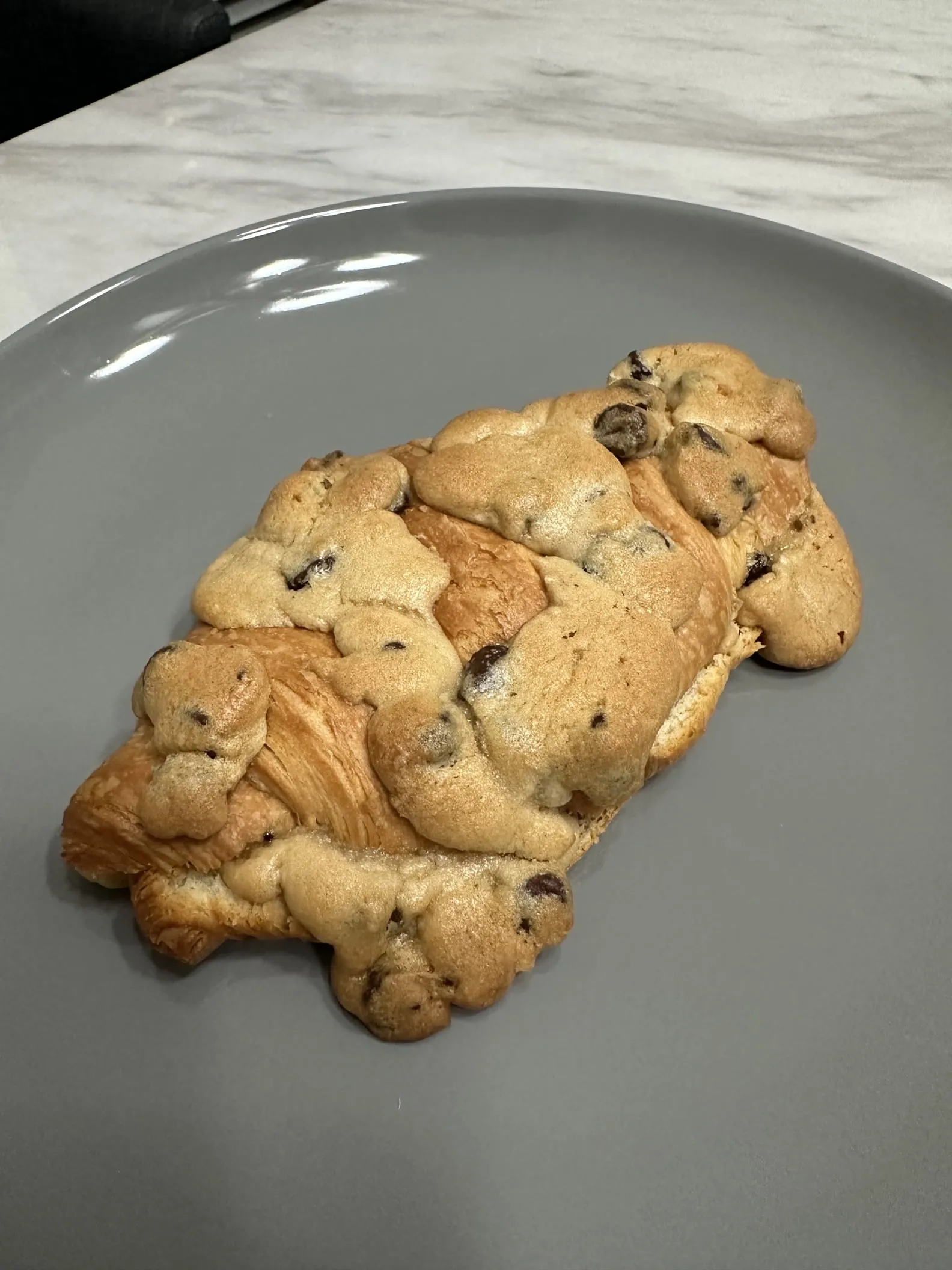 Viral Cookie Dough Croissant