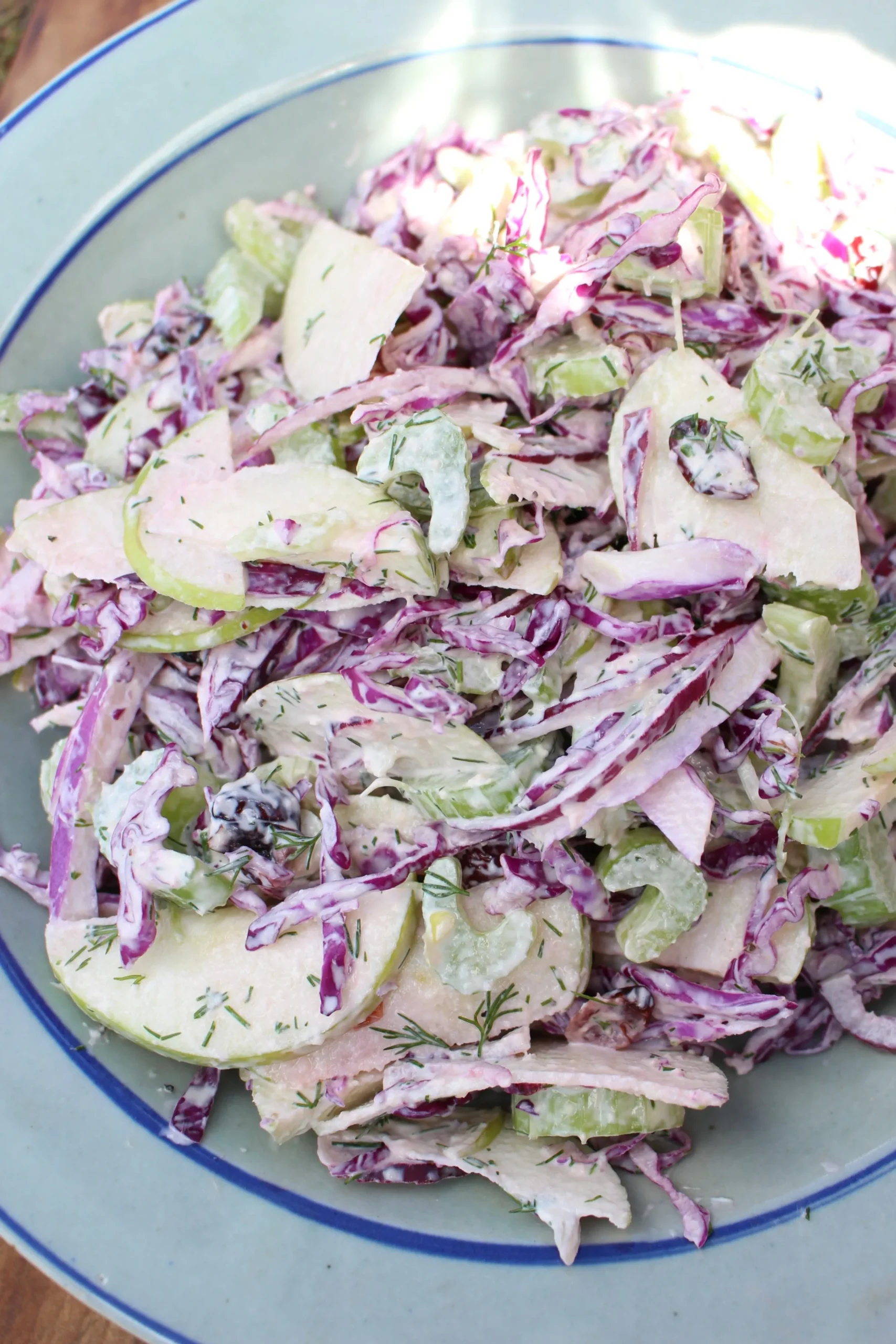 Waldorf Slaw with Bacon