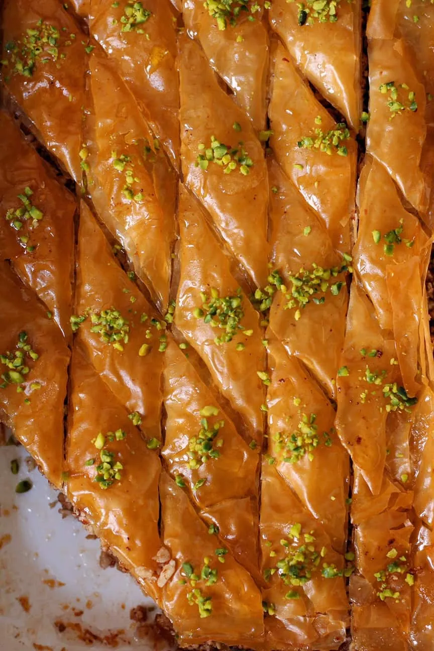 Walnut and Orange Blossom Baklava