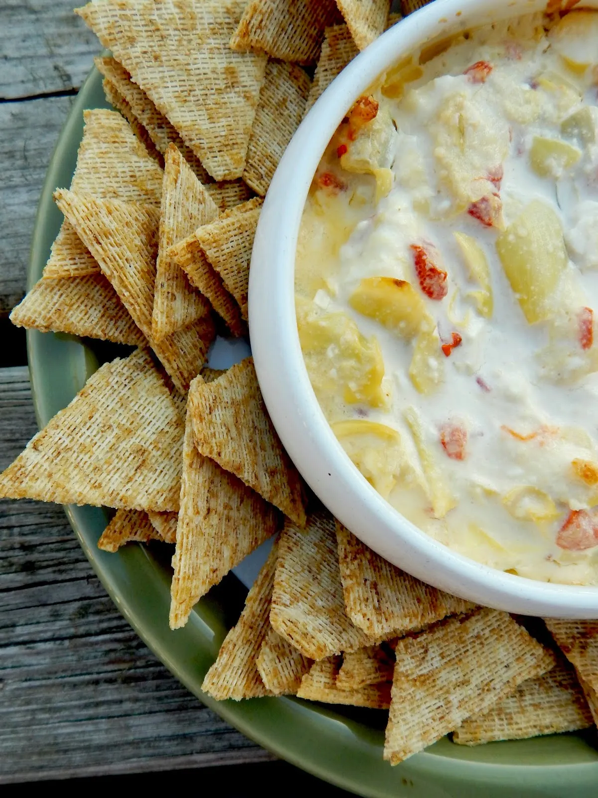 Warm Feta Dip with Artichokes